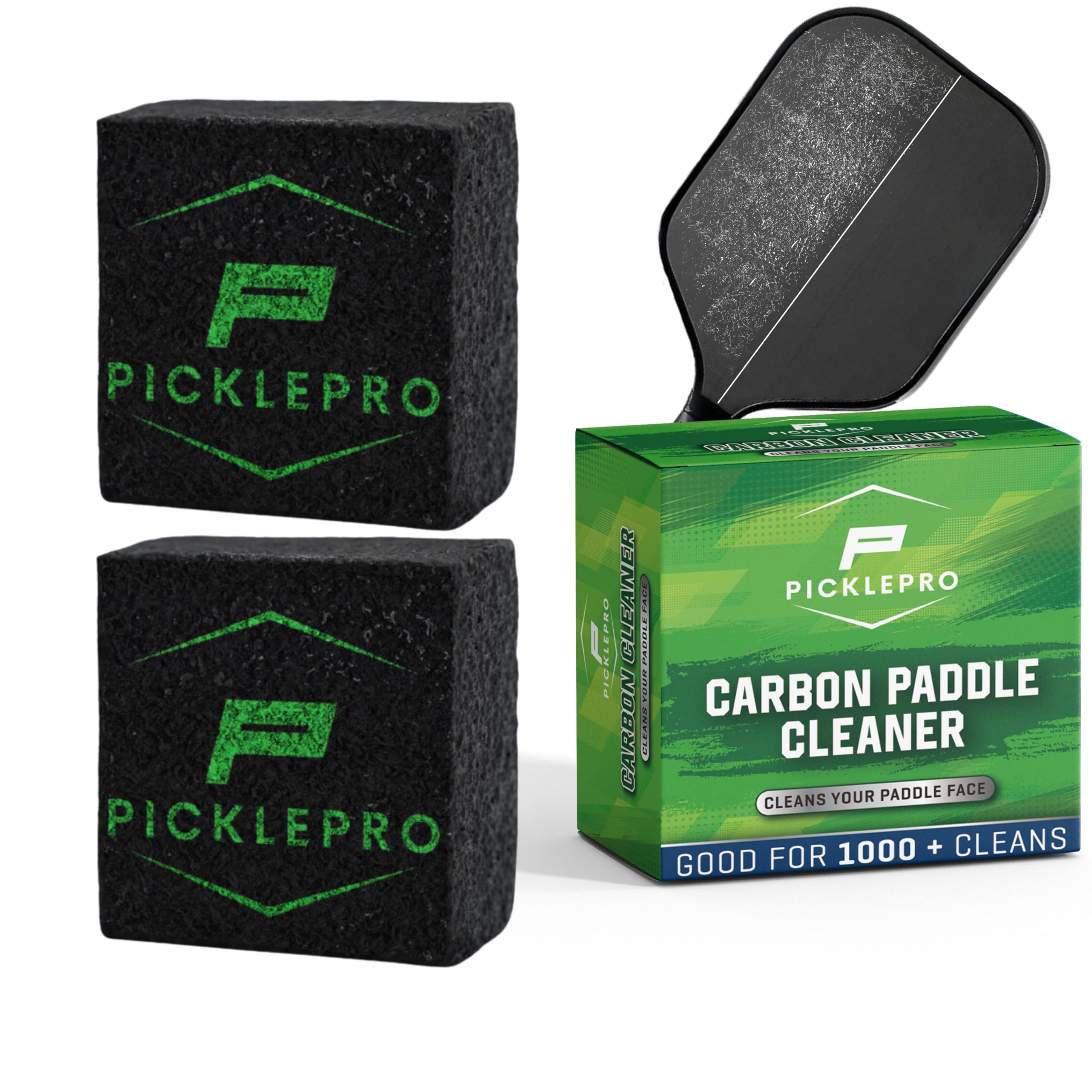 PicklePro Carbon Fiber Pickleball Paddle Cleaner - Best Pickleball Accessories for Removing Dirt & Micro Strands - Perfect Pickleball Gifts for Players - Use After Games to Maintain Paddle Performance