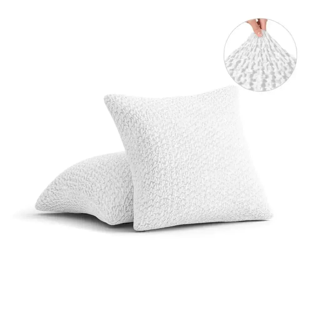 2 Pack Velvet Pillow Slipcovers 16x16 Inches - Soft Luxury Cushion Covers for Sofa, Bed & Home Decor - Perfect for Living Room, Bedroom & Cozy Spaces