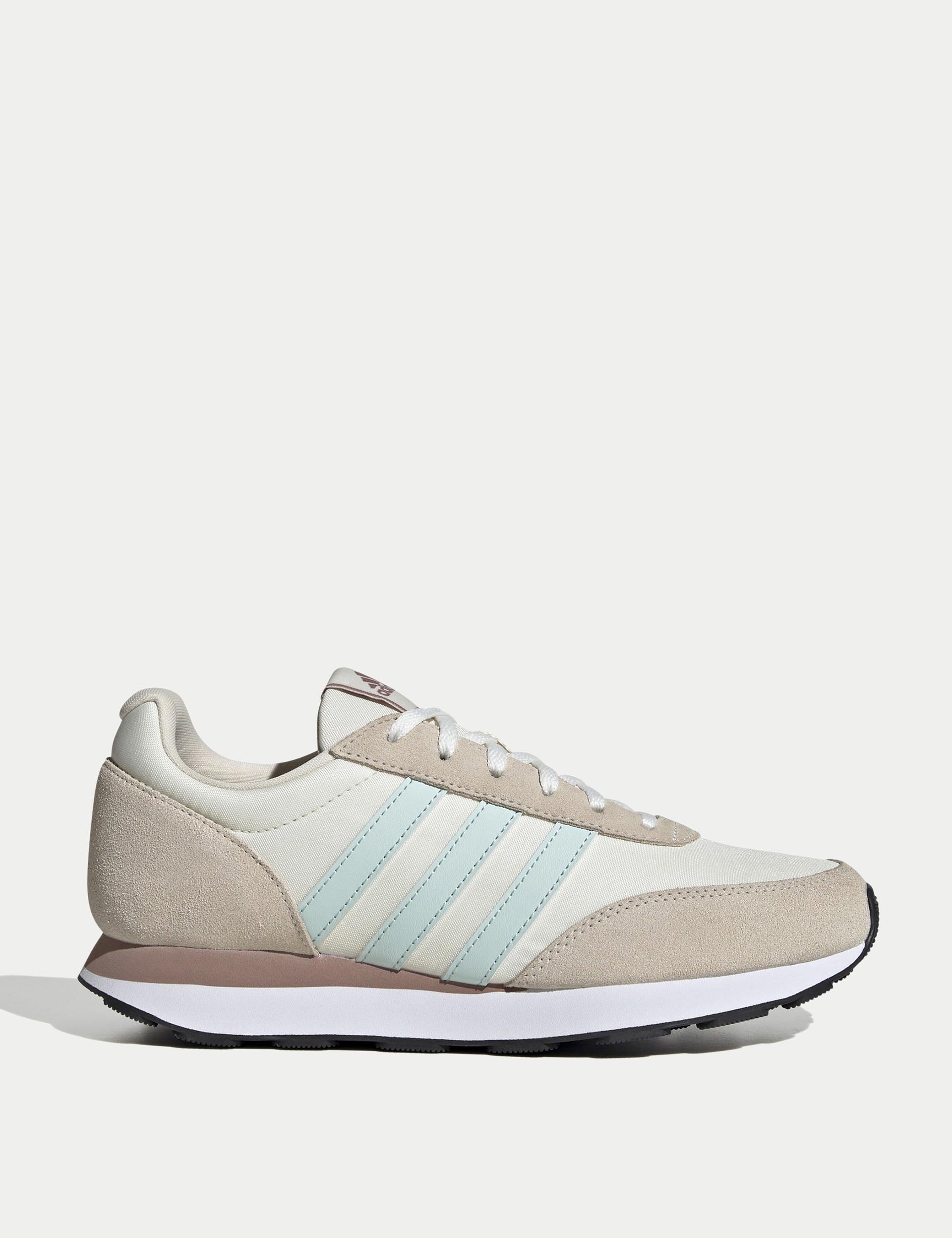 Run 60s 3.0 Running Shoes - Lightweight & Breathable for Men & Women | Off White/Halo Mint/Wonder White | Perfect for Jogging, Gym Workouts & Daily Wear