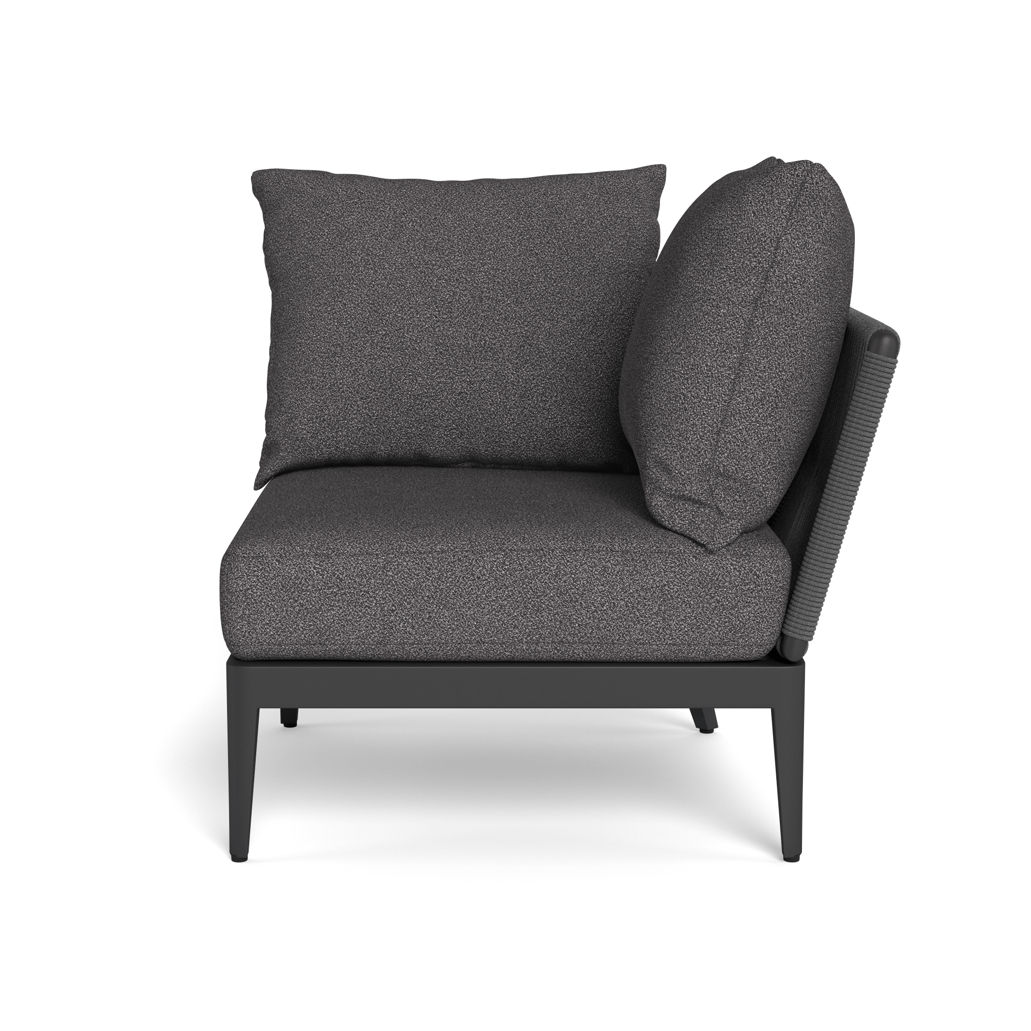 Hamilton Corner Sofa - Modern L-Shaped Sectional Couch with Storage Ottoman, Perfect for Small Spaces & Apartment Living - Living Room, Family Room, Home Theater, Office Lounge