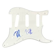 Def Leppard Signed Guitar Pick Guard by Joe Elliott & Phil Collen - Authentic JSA Certified Collectible - Perfect for Rock Memorabilia Displays & Music Fan Gifts