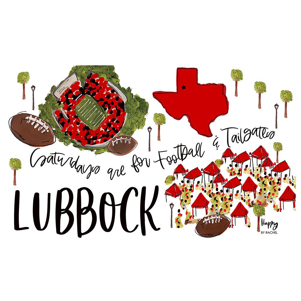 24oz Saturdays in Lubbock Party Cup - Perfect for Tailgates, BBQs & College Parties - Durable Plastic Drinking Cup for Outdoor Events
