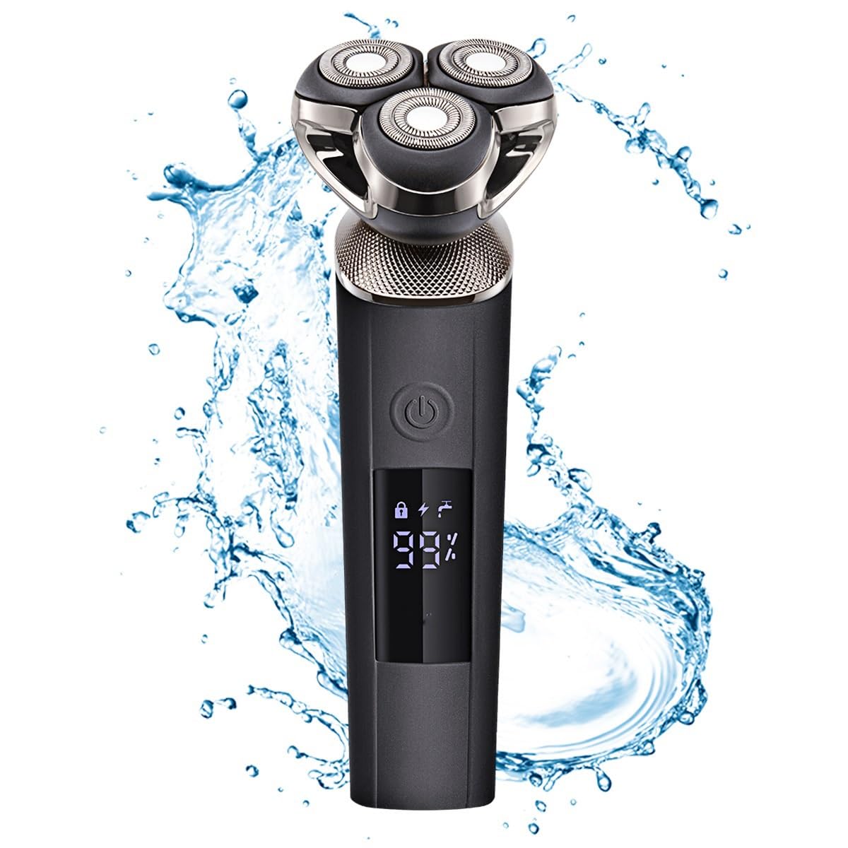 Professional Electric Head Shaver for Men - Cordless Bald Head Trimmer & Body Groomer with Dual Precision Blades (M3 Model) - Perfect for Smooth Shaving, Beard Trimming & Full Body Grooming at Home or Travel
