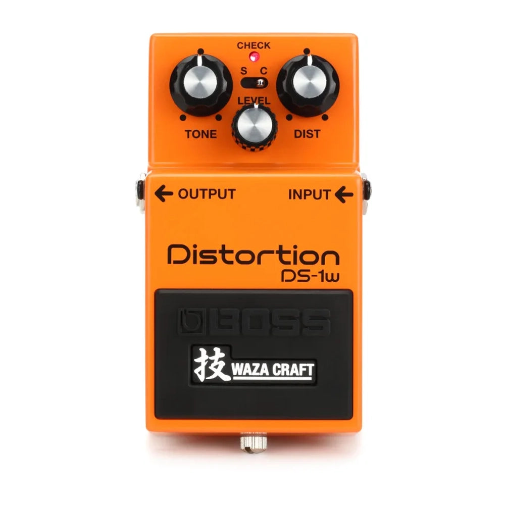 Boss DS-1W Waza Craft Distortion Guitar Effects Pedal - Professional Sound for Rock & Metal Performance, Studio Recording & Live Shows