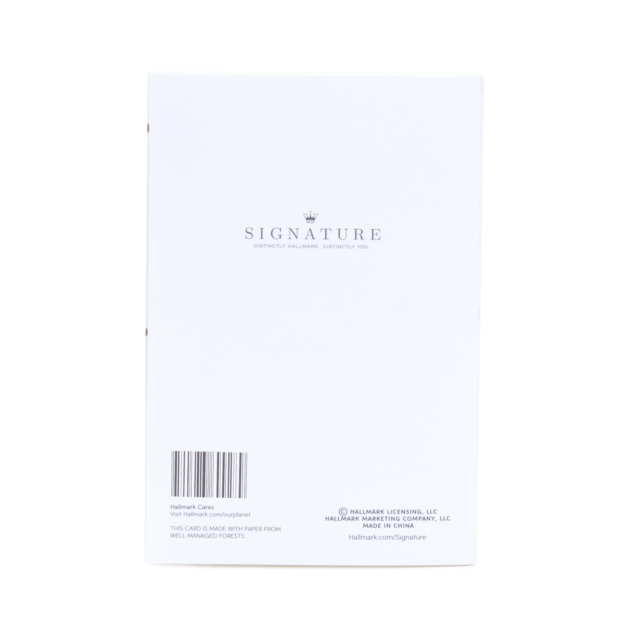 Hallmark Signature Birthday Card with Candle Bundle - Elegant Greeting Card for Birthday Wishes, Parties & Special Occasions