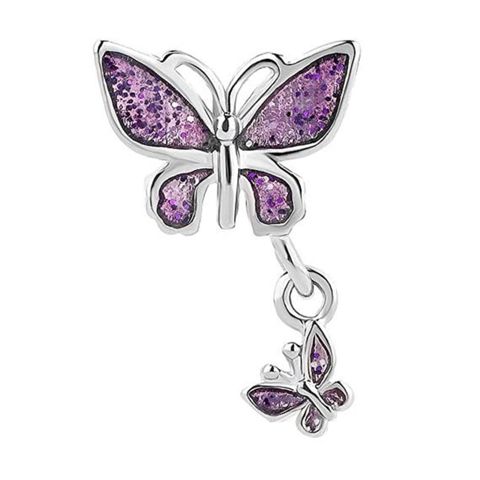 Sparkling Butterfly Charm for Pandora Bracelets - Elegant & Dainty Jewelry Gift for Women - Perfect for Birthdays, Anniversaries & Special Occasions