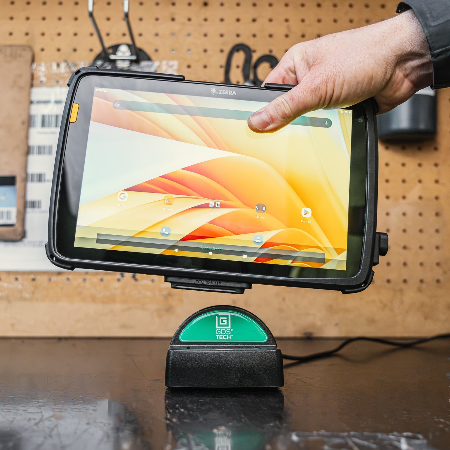 IntelliSkin® Next Gen Protective Case for Zebra ET4x 10 Enterprise Tablet - Rugged Cover with Enhanced Grip (RAM GDS SKIN ZE21C NG) - Perfect for Warehouse, Logistics & Industrial Use