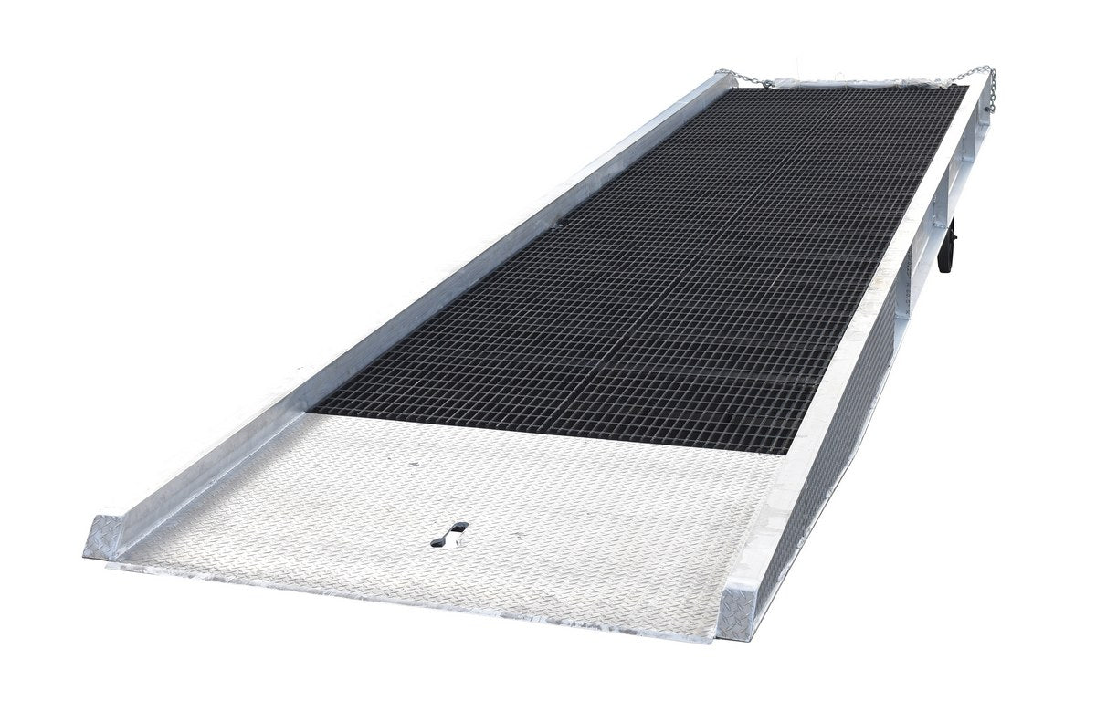 Heavy Duty Aluminum Yard Ramps & Steel Grading Platforms - Durable Loading Dock Equipment for Warehouse, Trucking & Industrial Use