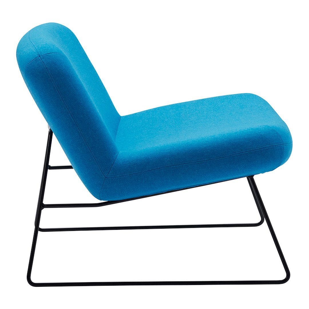 Busk Hertzog Java Chair - Modern Lounge Chairs with Softline Comfort for Living Room, Patio & Office Relaxation