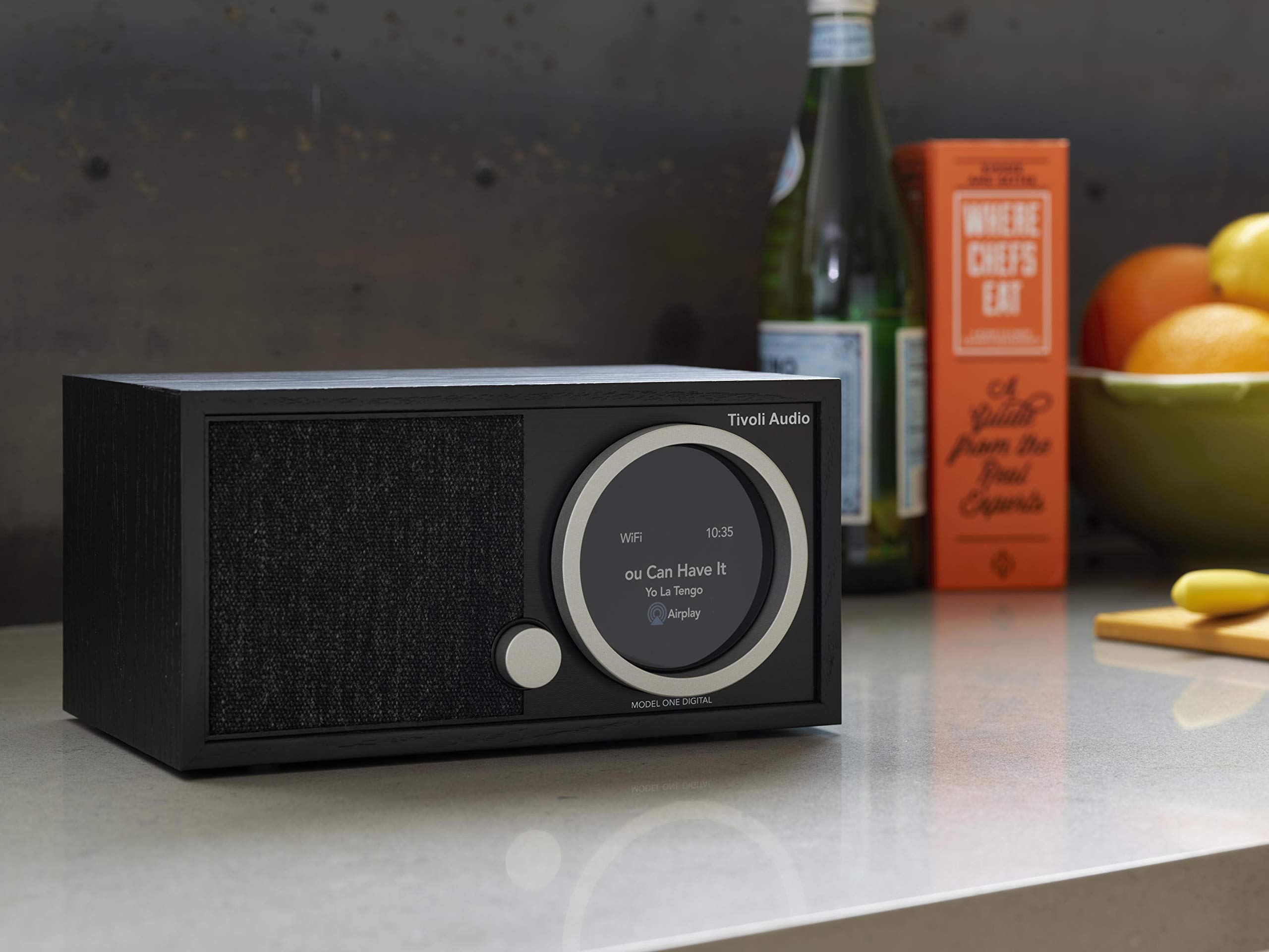 Tivoli Audio Model One Digital Gen 2 Wi-Fi Smart Radio - Wireless Streaming FM/Internet Radio with Premium Sound, Bluetooth & App Control (Black) | Perfect for Home, Office, Kitchen, Bedroom & Outdoor Use