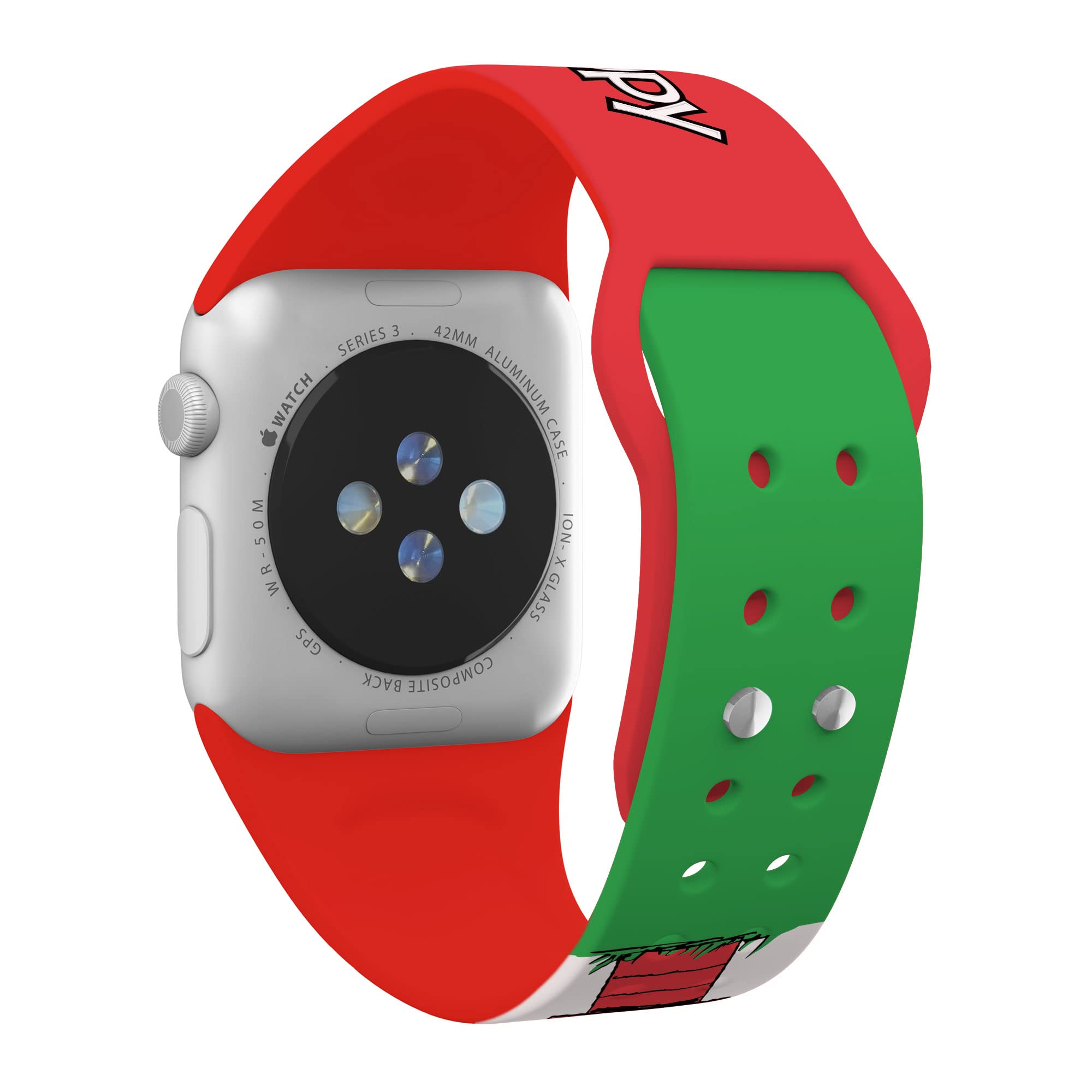 Affinity Bands Peanuts Classic HD Watch Band Compatible with Apple Watch Series 1-9 - Stylish & Durable Replacement Strap for Workouts, Casual Wear & Everyday Use