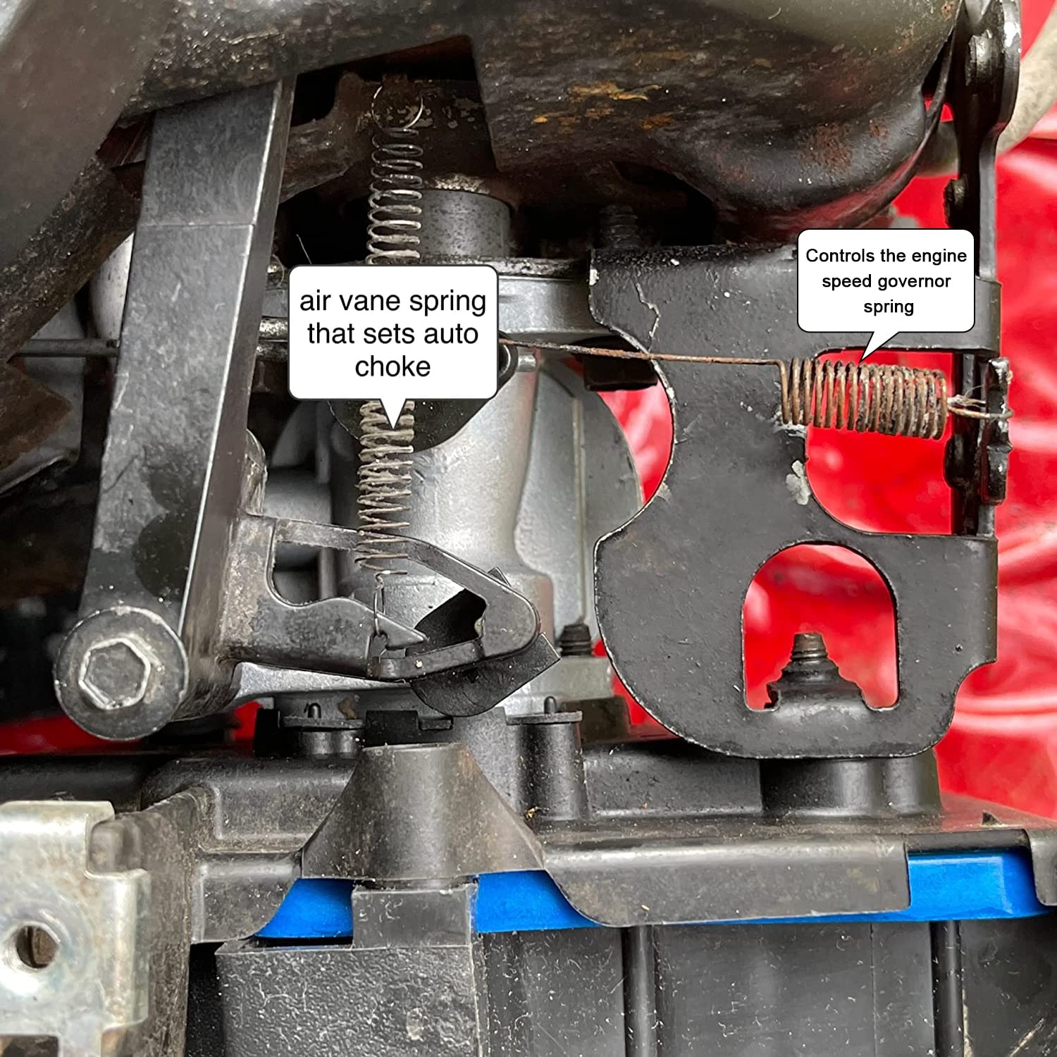 790849 & 699056 Air Vane Spring and Governor Spring Replacement Kit - Compatible with Briggs & Stratton Engines - Perfect for Lawn Mower, Generator & Small Engine Repair