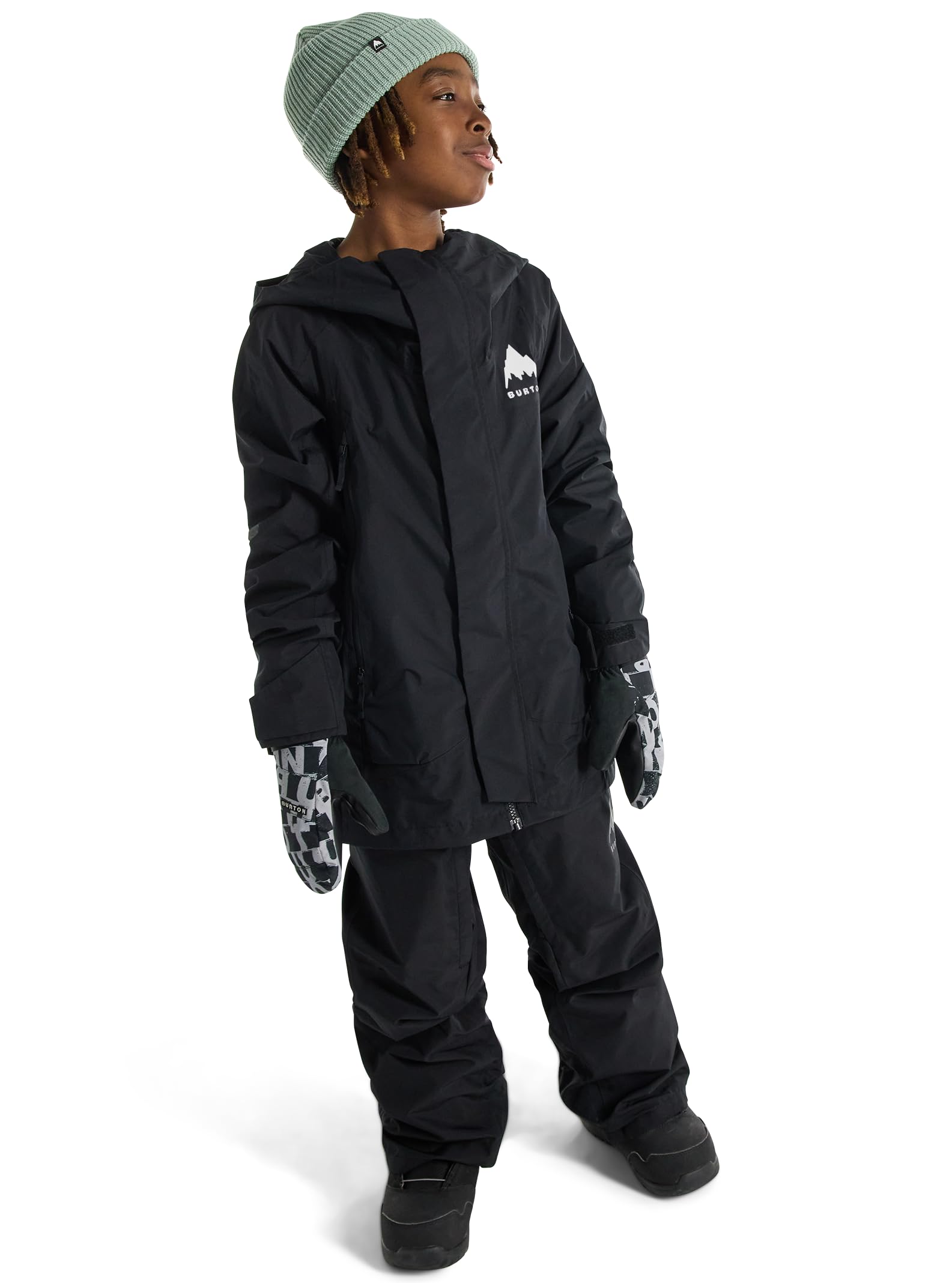 Burton Kids' GORE-TEX Waterproof Shell Jacket - Lightweight Windproof Raincoat for Boys & Girls - Perfect for Hiking, Skiing & Outdoor Adventures