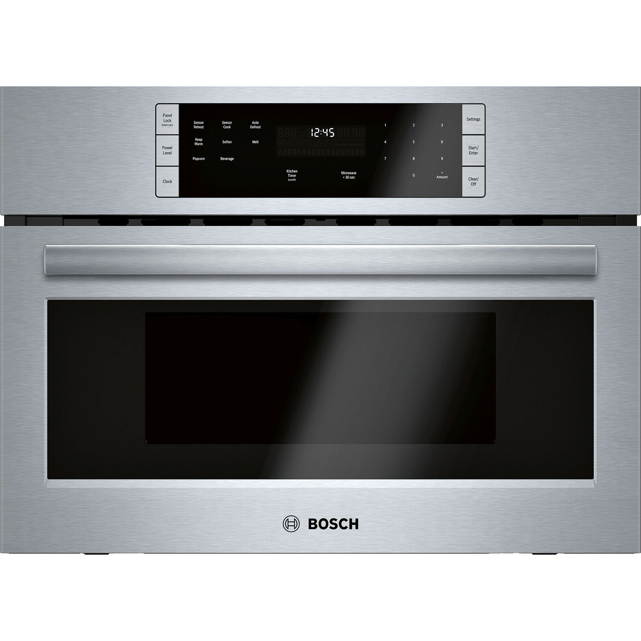 Bosch HMB57152UC Built-In Microwave Oven - Stainless Steel, 1.6 cu.ft, 1000W - Perfect for Modern Kitchens & Small Spaces