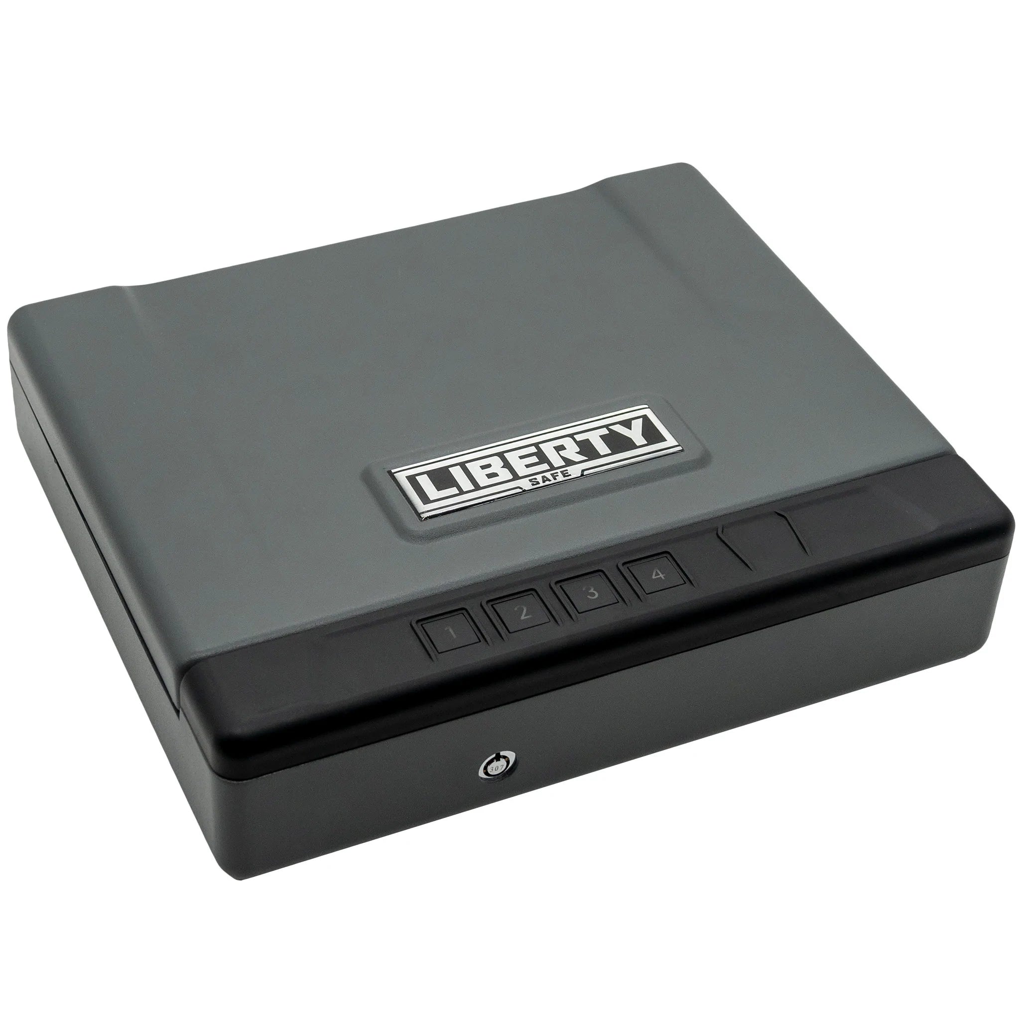 Liberty HDV 150 Portable Handgun Safe - Biometric & Keypad Pistol Safe for Home, Car & Travel - Secure Gun Storage for Pistols & Revolvers