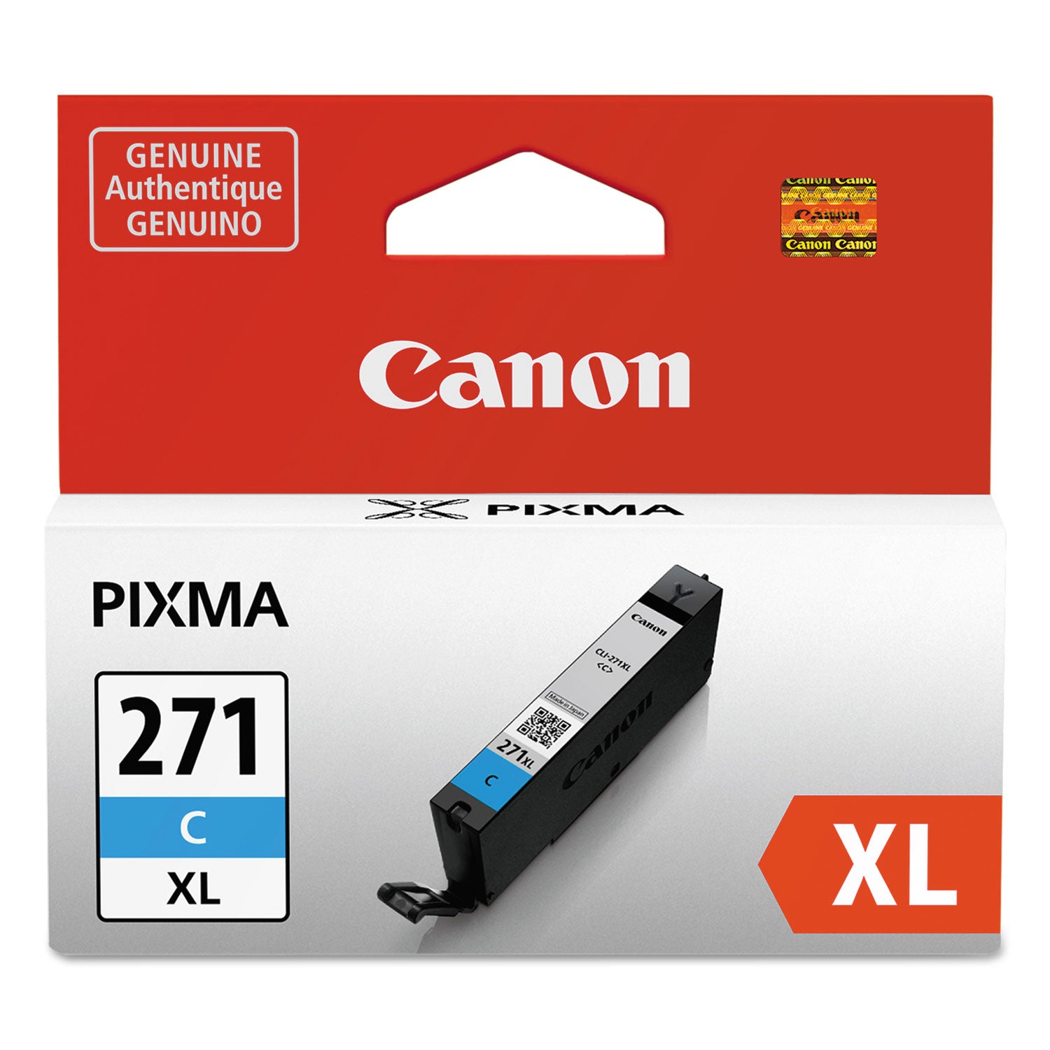High Yield Cyan Ink Cartridge CLI-271XL - Compatible with Canon Printers - Perfect for Home, Office & Photo Printing