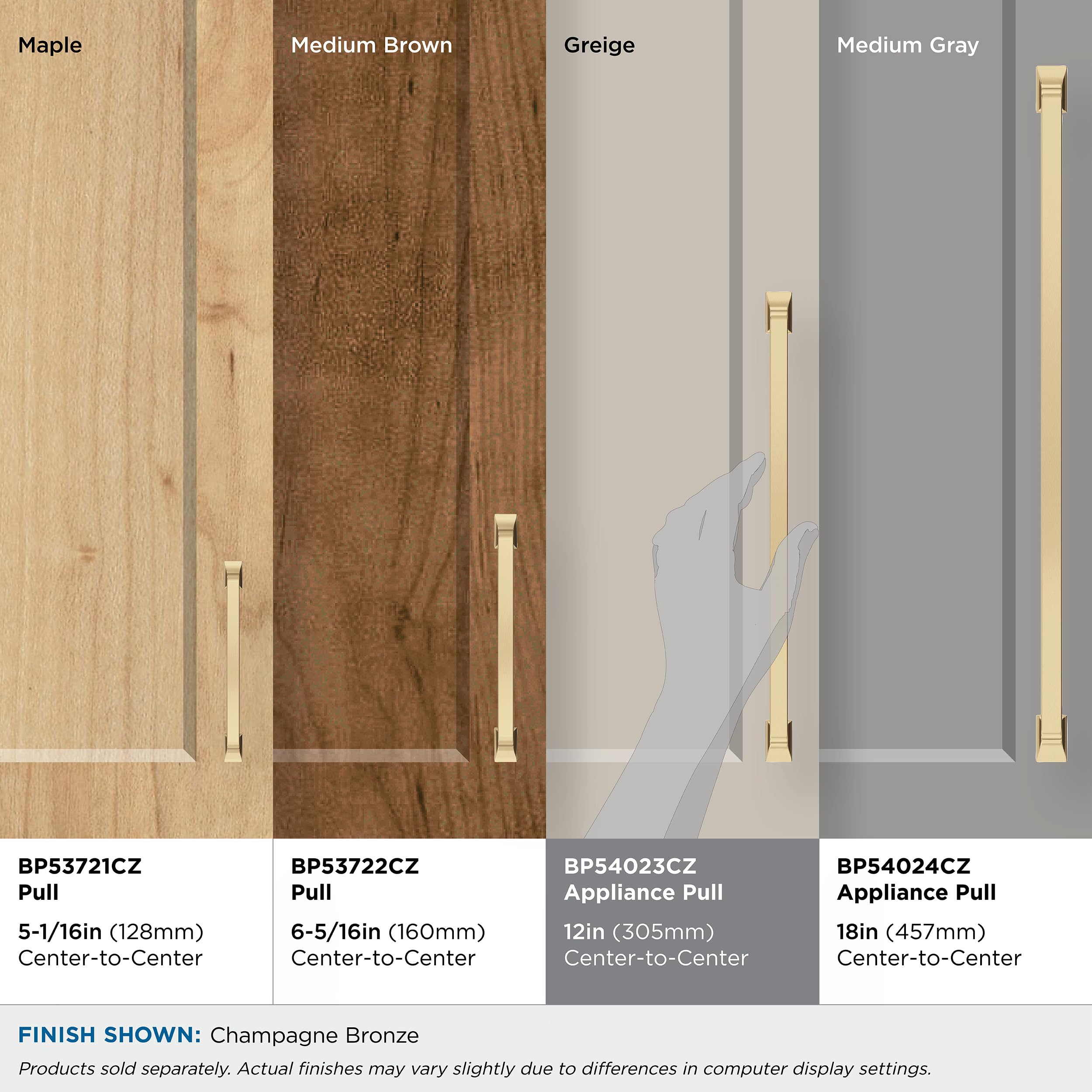 Amerock Oversized Cabinet Pulls - 12