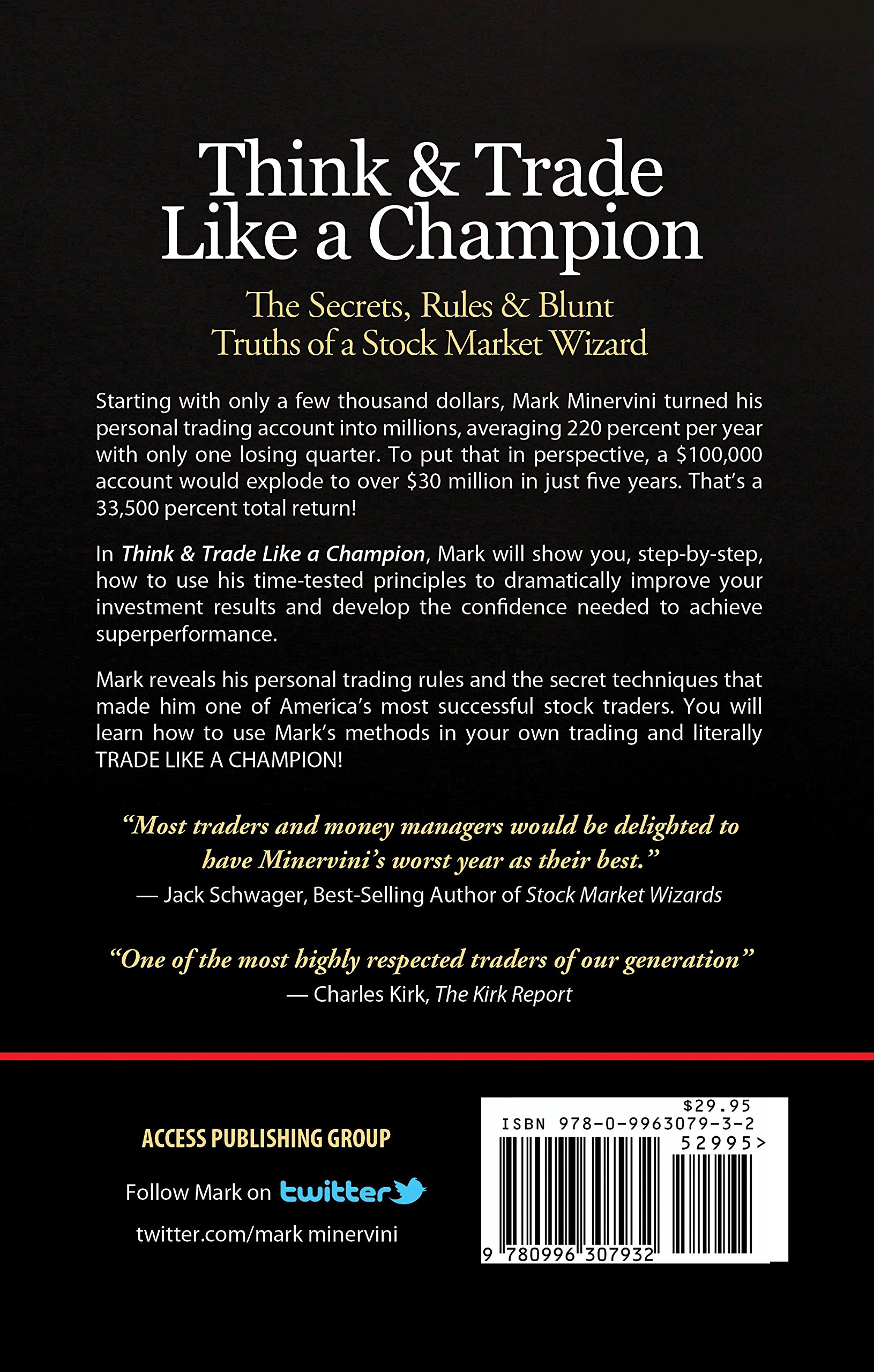 Think & Trade Like a Champion: Stock Market Secrets, Rules & Truths for Winning Investments - Perfect for Day Traders & Long-Term Investors