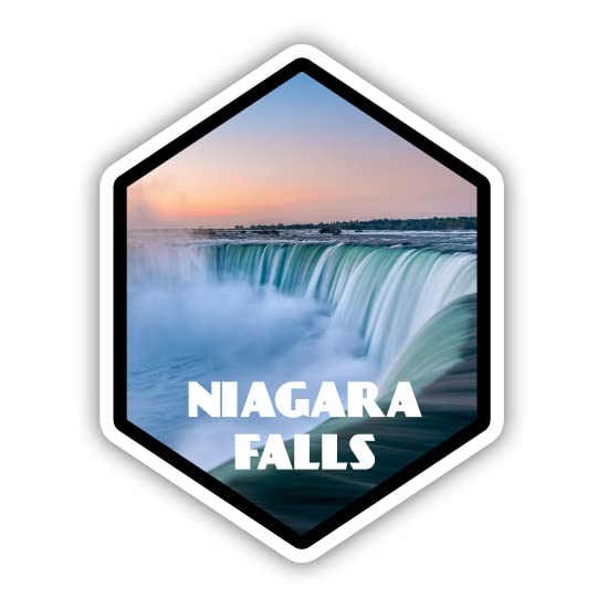 Squiddy Niagara Falls Vinyl Sticker Decal - Waterproof, Durable 3