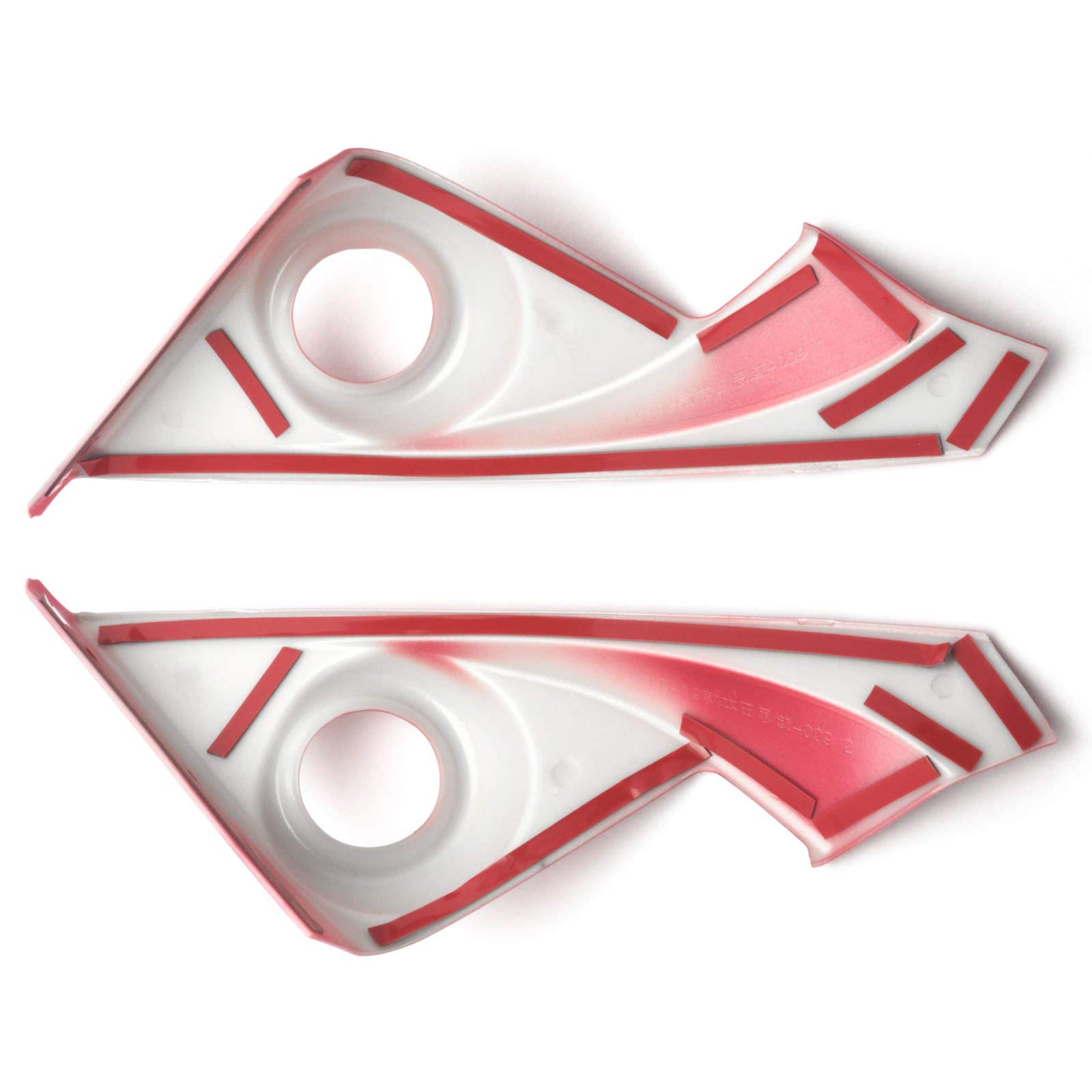 Xotic Tech A-Pillar Speaker Door Audio Cover Trim - Sporty Red - Compatible with 2016-2021 Honda Civic 10th Gen - Custom Car Interior Upgrade for Enhanced Audio Experience