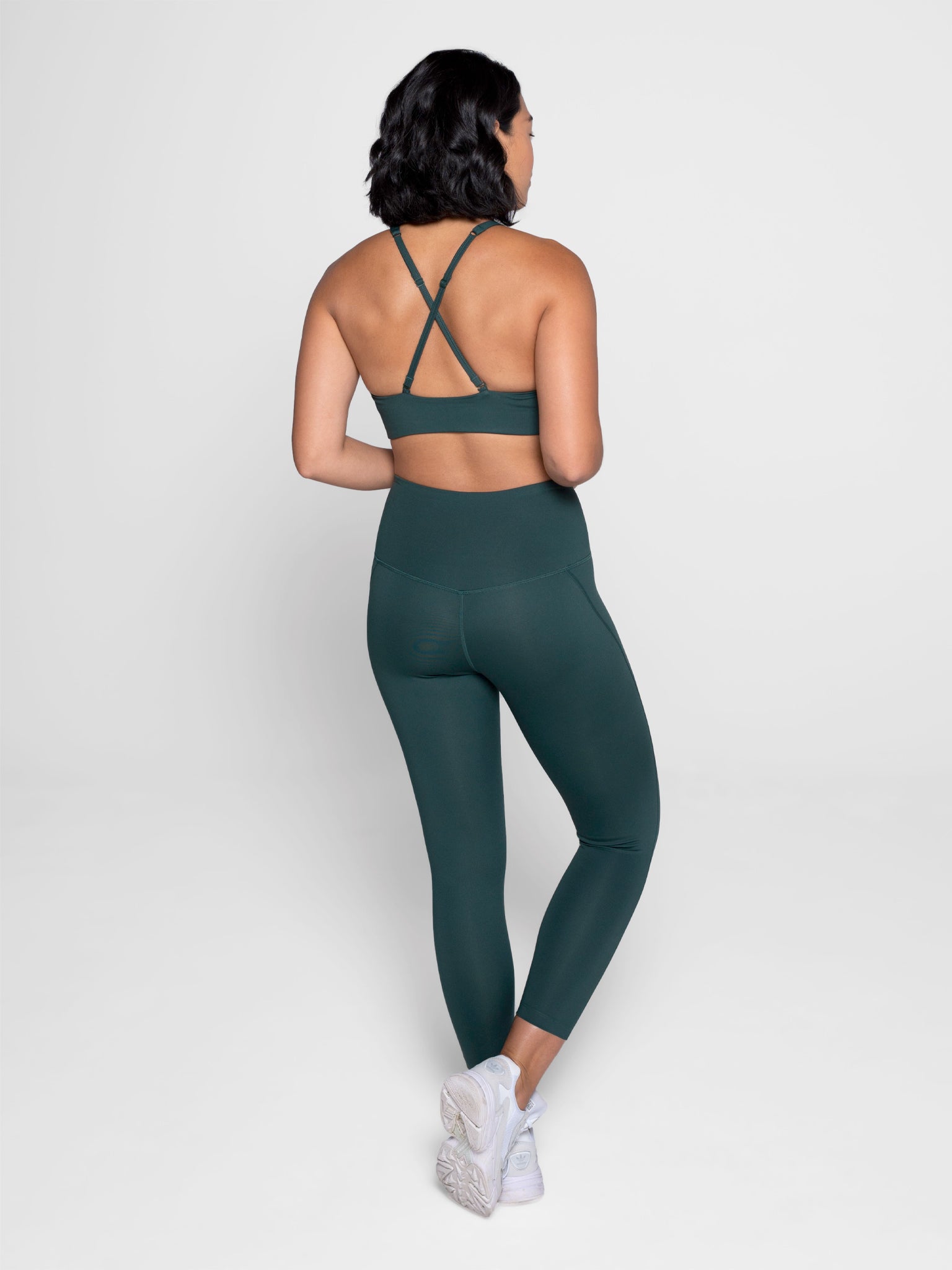 Girlfriend Collective High Waist Compressive 7/8 Leggings for Women - Perfect for Yoga, Running & Workouts