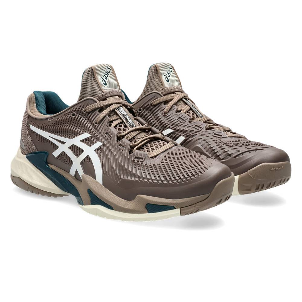 ASICS Court FF 3 Men's Tennis Shoes - Lightweight Performance Tennis Shoes for Men in Taupe Grey/White - Perfect for Hard Court Play & Competitive Matches
