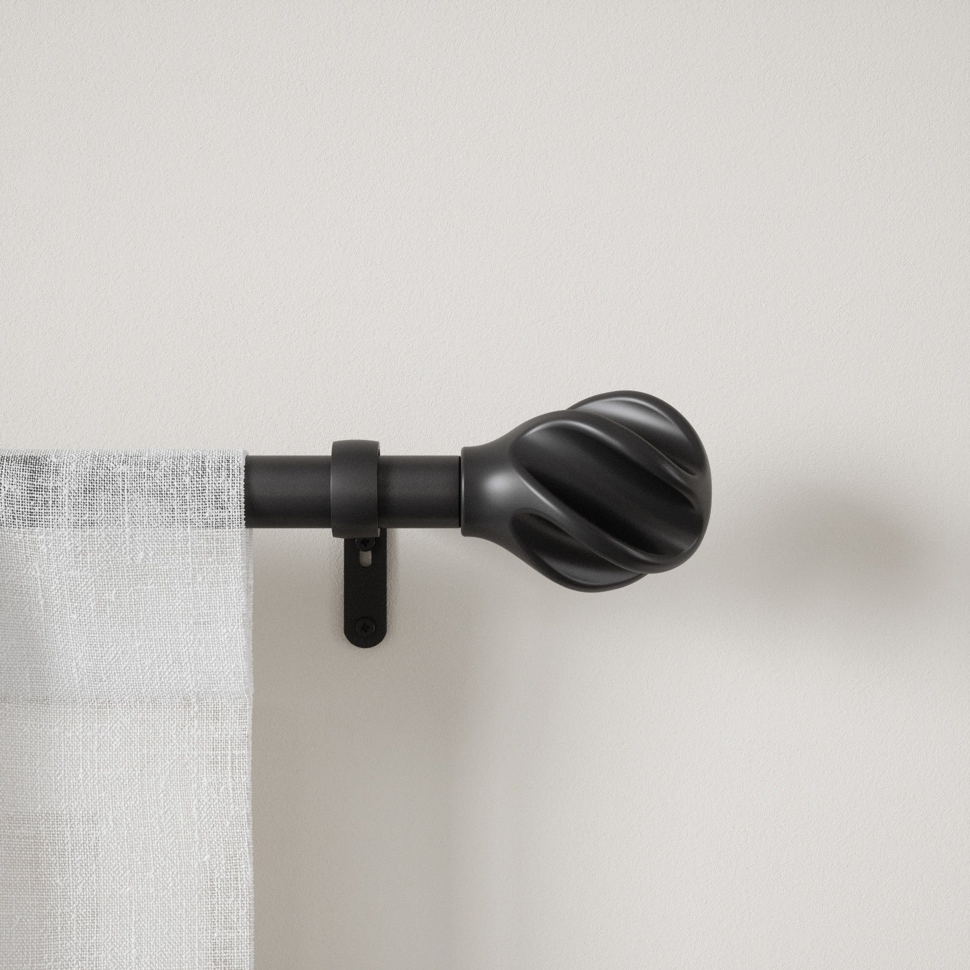 Helix Curtain Rod - Adjustable Tension Window Curtain Rod for Home Decor, Living Room & Bedroom | Rust-Resistant Metal, Easy Installation, No Drilling Required