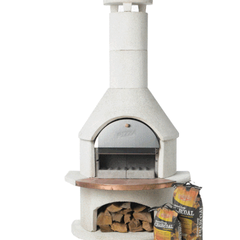 Rondo Outdoor Pizza Oven Insert - Stainless Steel Wood Fired Pizza Maker for Backyard, Patio & Camping - Perfect for Family Gatherings & Outdoor Cooking