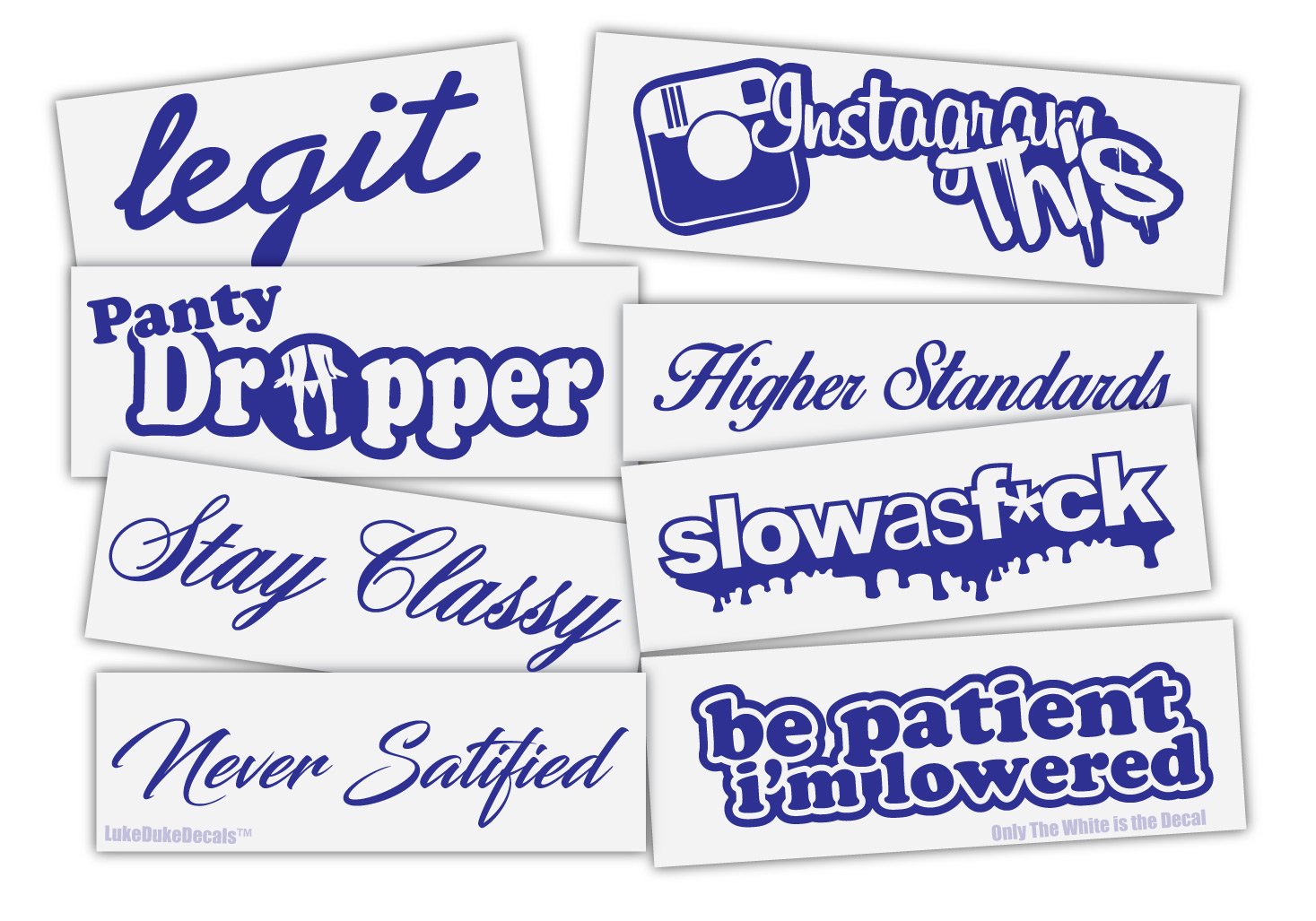 JDM Car Decal Multi Pack - 8