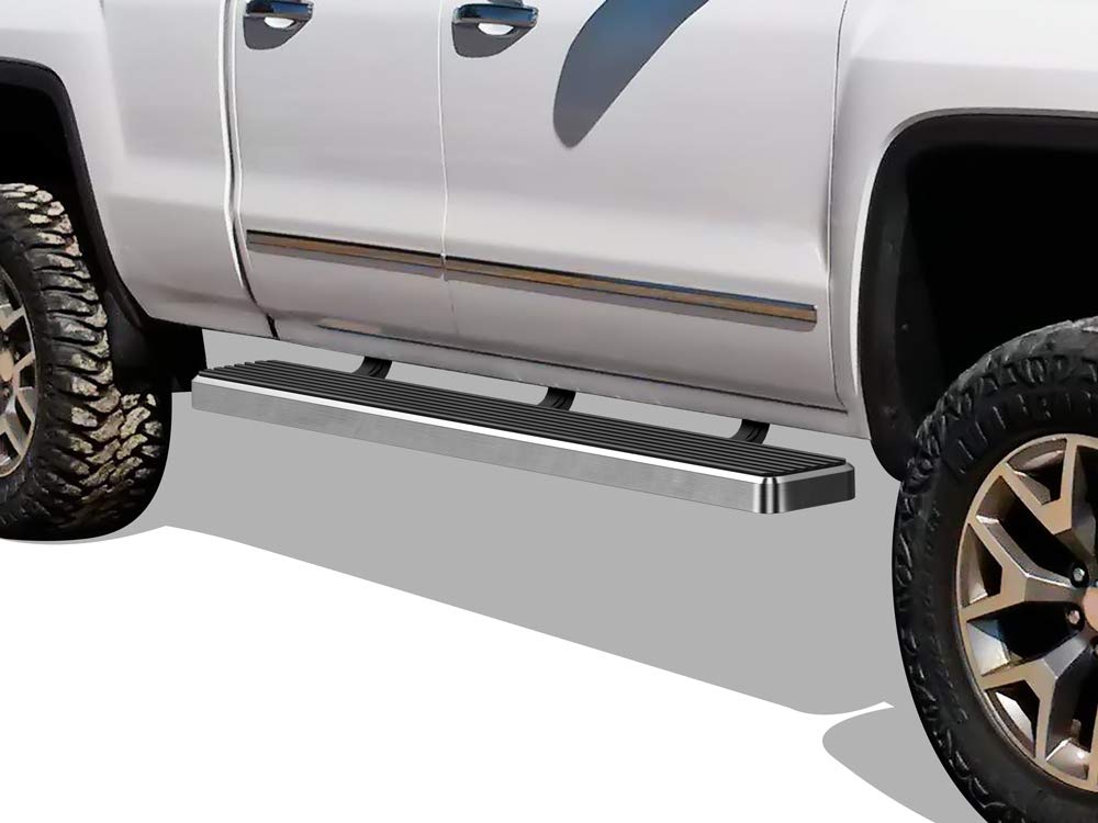 Stainless Steel Running Boards for Chevy Silverado & GMC Sierra 2007-2018 | 6