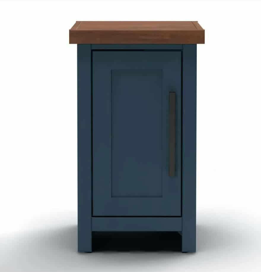 Nantucket Chairside End Table NT4520.BWK - Classic Wooden Side Table for Living Room, Bedroom, or Patio - Perfect for Holding Drinks, Books, and Decor