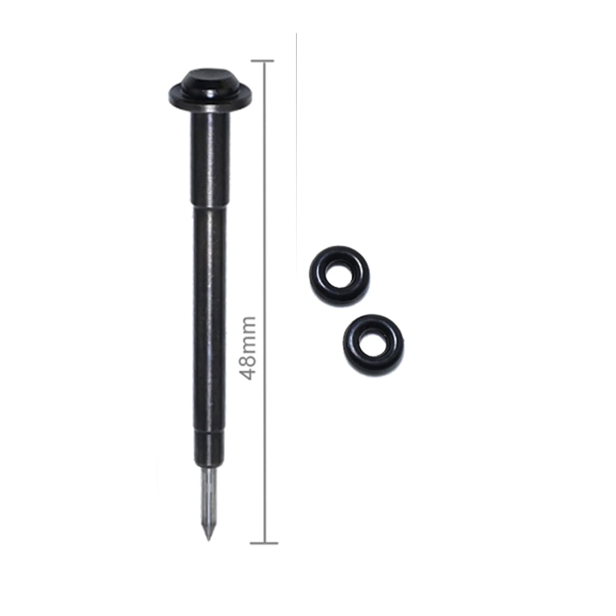 2 Pack Pneumatic Engraving Pen with Precision Tip - Concrete, Glass, Ceramic, Metal Engraving Tool for DIY Crafts, Jewelry Making & Personalization Projects
