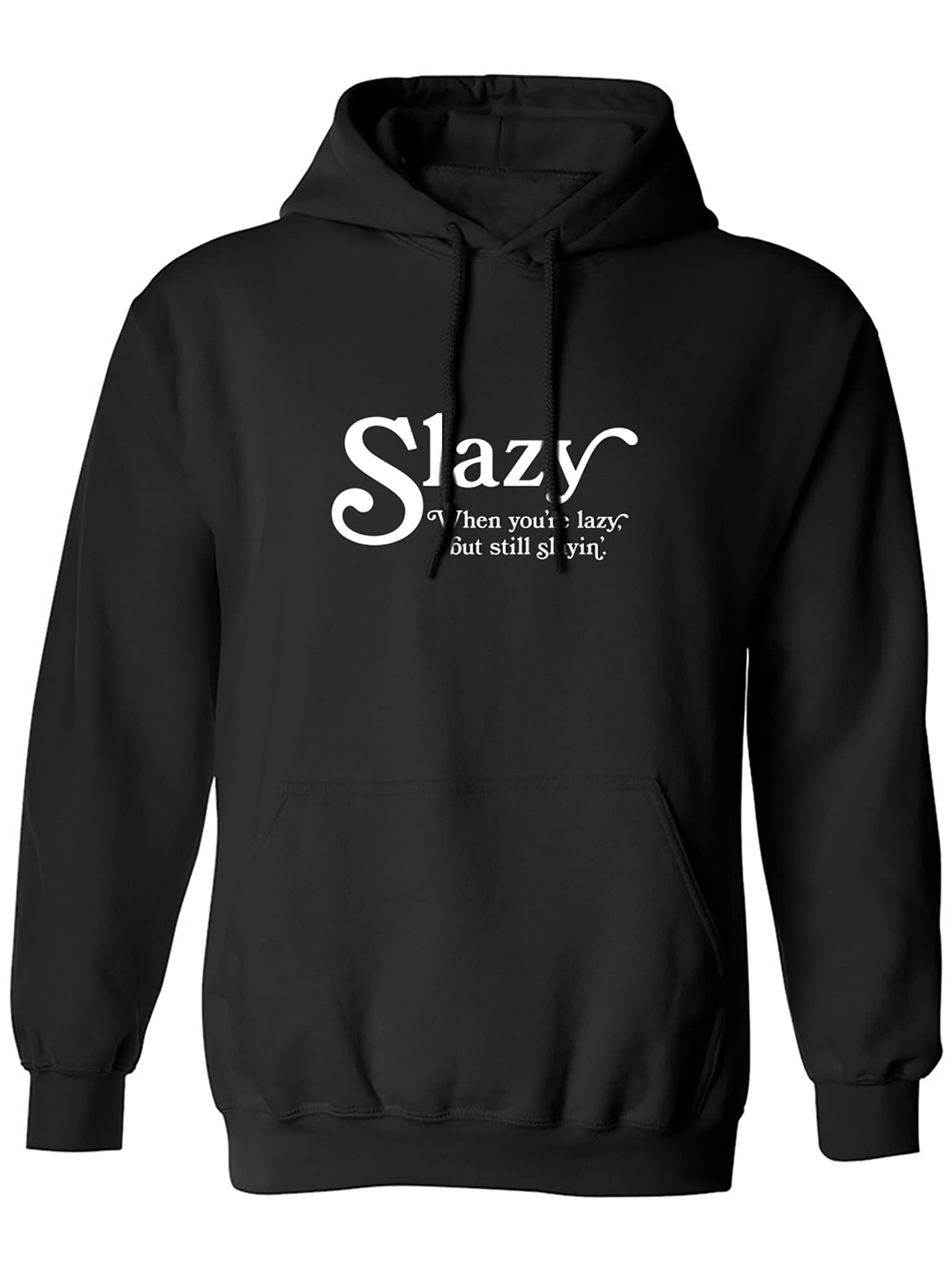 Slazy Adult Hooded Sweatshirt - Cozy Pullover for Men & Women, Perfect for Casual Wear, Lounging, and Outdoor Activities