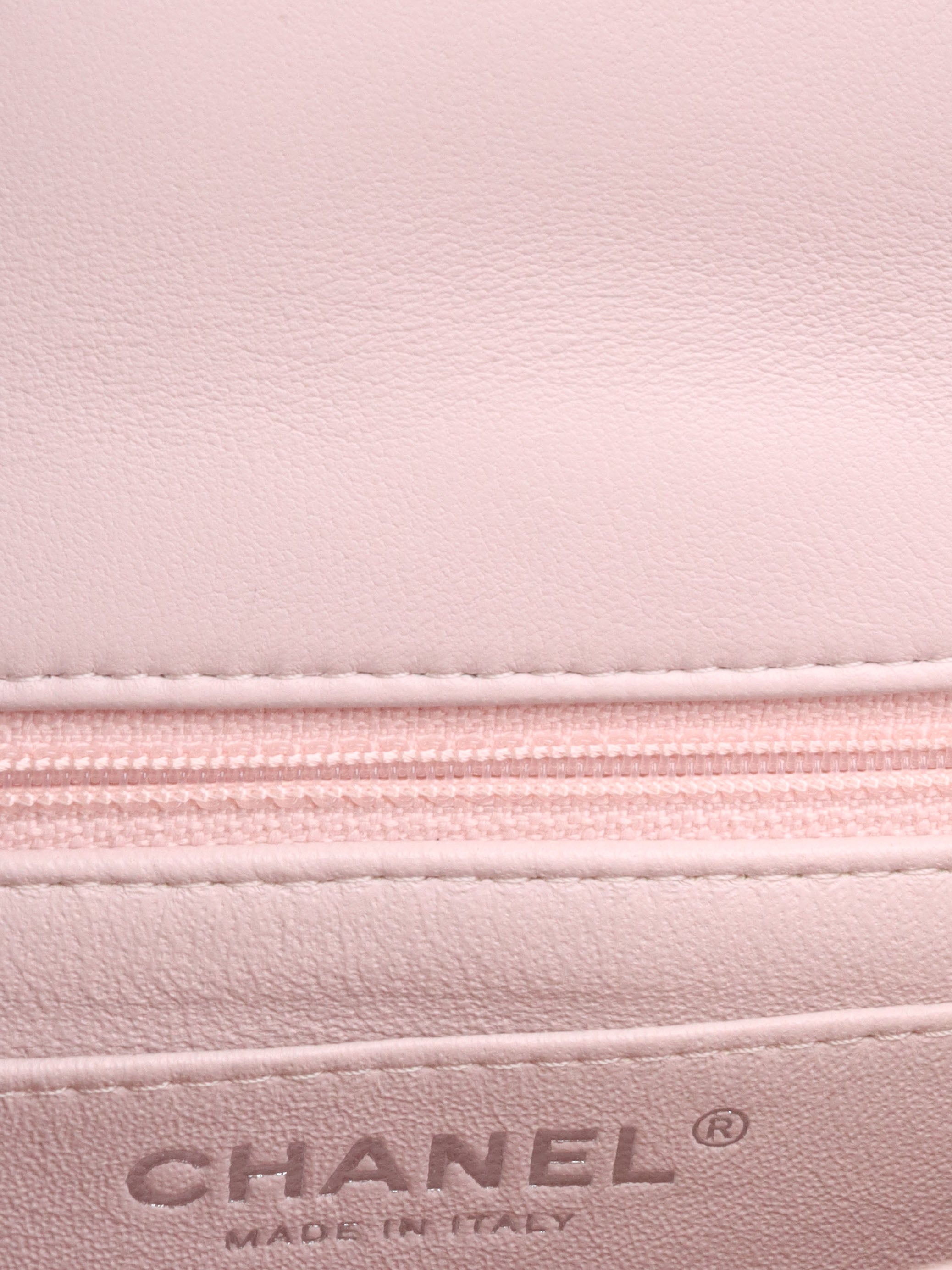 Chanel Mini Square Lilac Classic Flap Bag SHW - Luxury Crossbody Purse for Women | Perfect for Date Night, Parties & Special Occasions