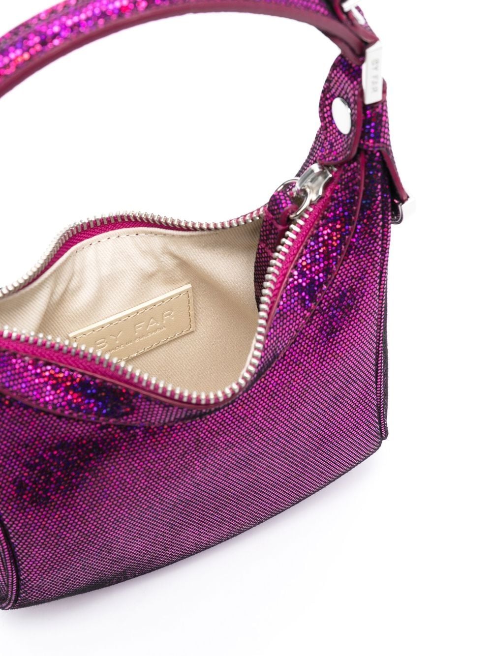 BY FAR PRE Bags for Women - Fuchsia Crossbody Bag, Fashionable Shoulder Purse for Daily Use, Work, and Evening Out