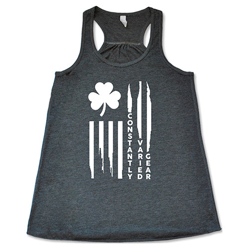 Stylish Clover Flag Shirt for Men & Women | Trendy St. Patrick's Day Apparel | Perfect for Parties, Festivals & Irish Pride Celebrations