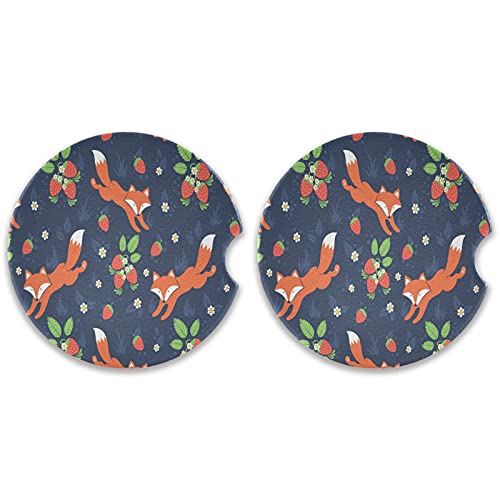 Fox and Strawberry