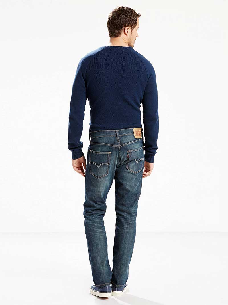 Levi's Men's 502 Regular Taper Fit Stretch Denim Jeans - Comfortable Slim Fit for Casual Wear & Office Outfits