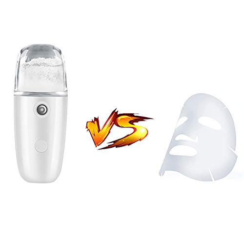 SOWUNO Nano Facial Mister - Portable Mini Skin Steamer & Moisturizing Face Sprayer for Hydration | Perfect for Travel, Home Spa & Daily Skincare Routine