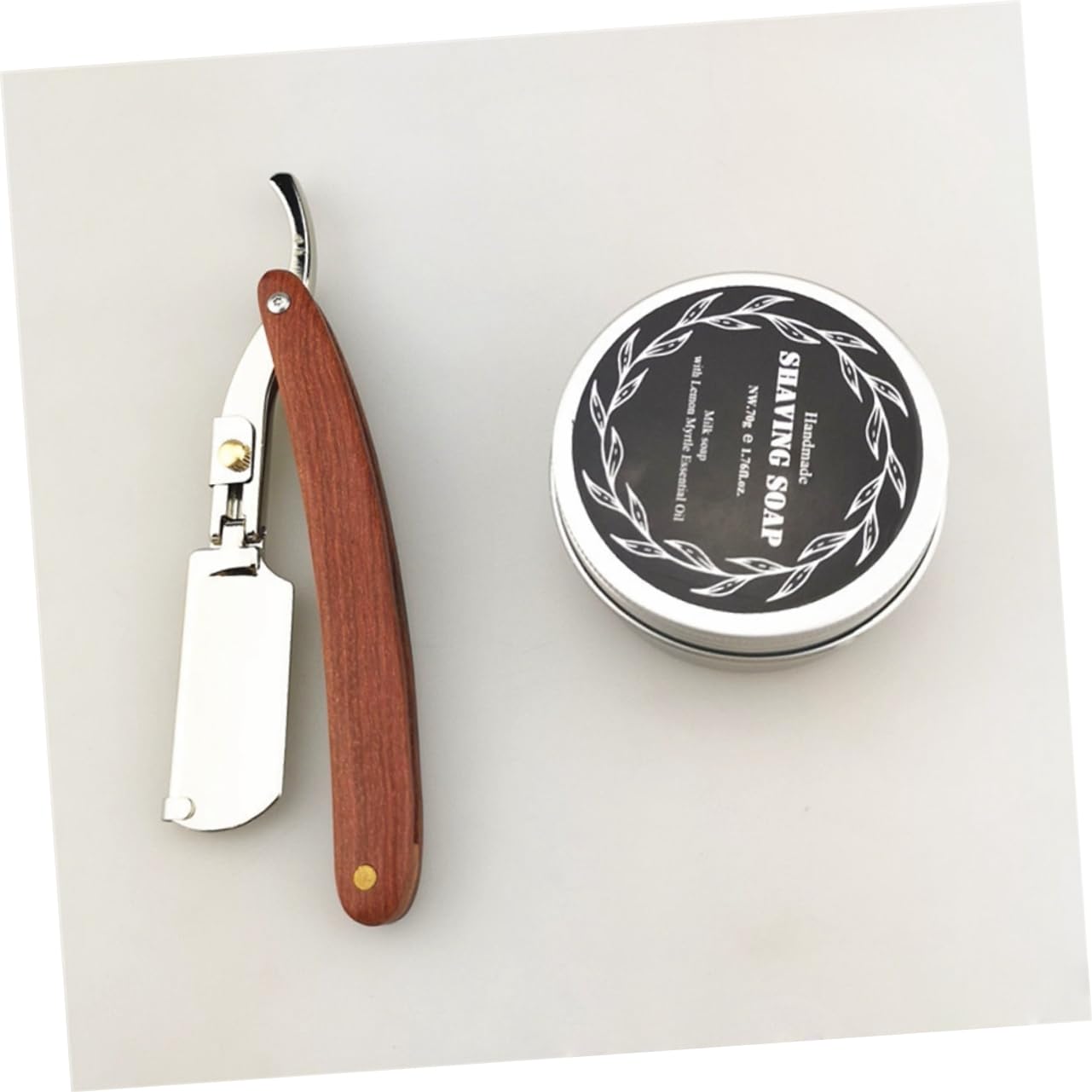 Didiseaon Men's Safety Razor Holder - Metal Stand for Shaving Razors - Perfect for Bathroom Countertop & Travel Grooming Kit
