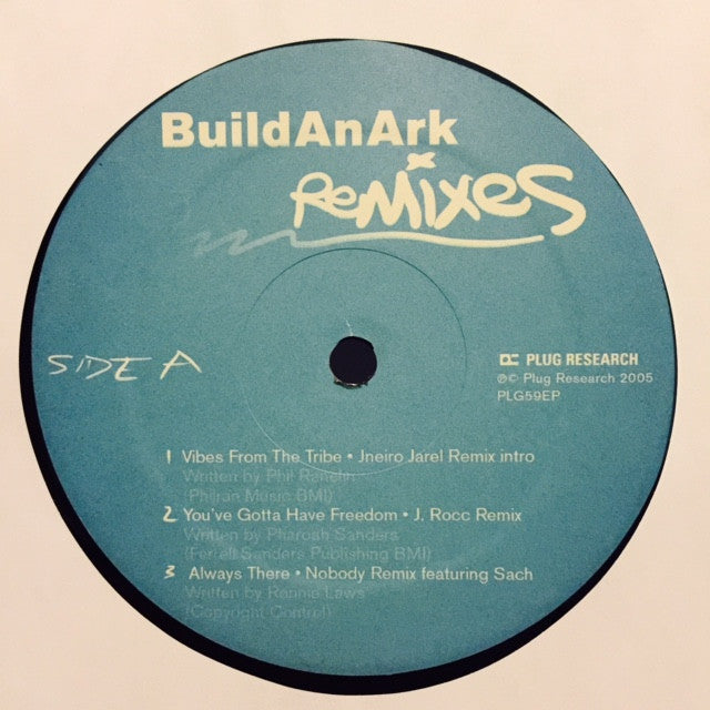 Build An Ark – Remixes 12 Plug Research (PLG59EP) | Electronic Music Vinyl & Digital Download for DJ Sets & Home Listening