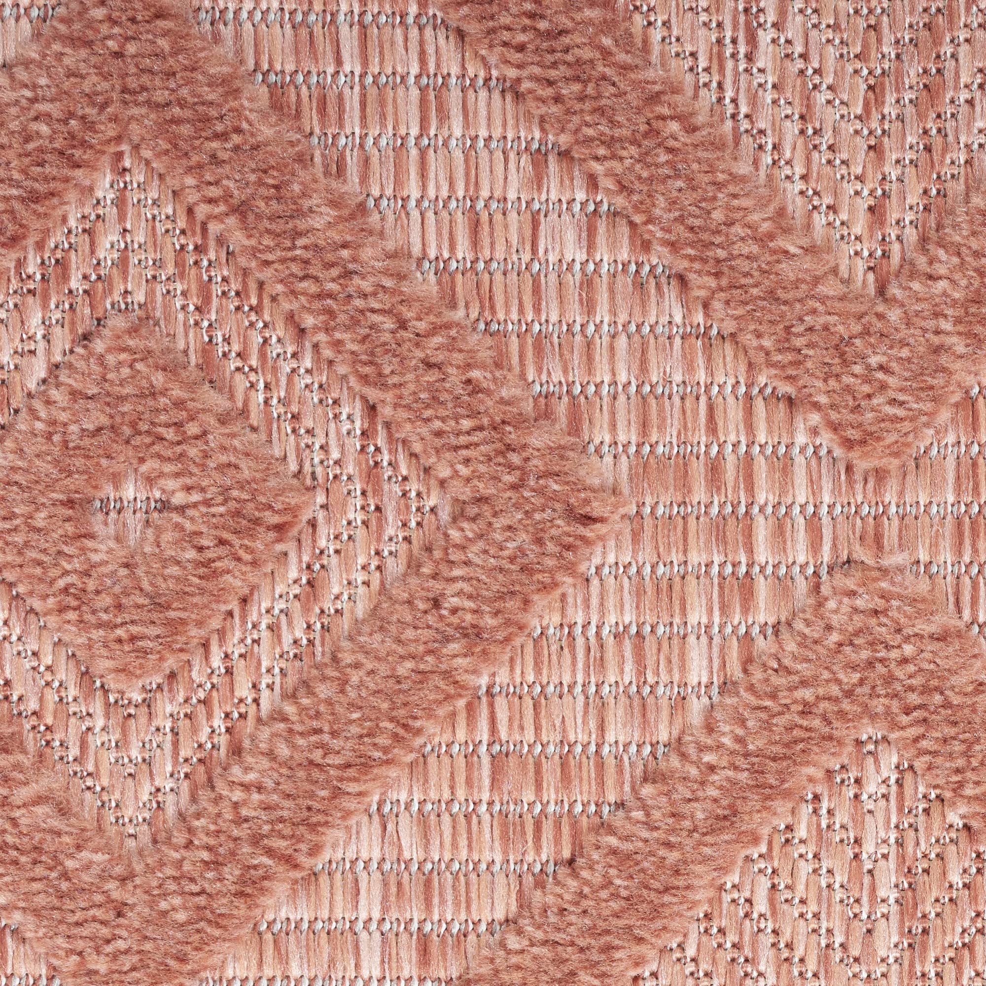Nourison 7' x 10' Coral & Orange Indoor Outdoor Area Rug - Non-Shedding, Easy Clean, High Traffic Resistant - Perfect for Living Room, Bedroom, Dining Room, Deck, Patio & Backyard