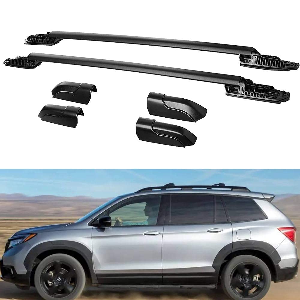 2 Pcs Aluminum Roof Rack Side Rails for Honda Pilot 2009-2015 - Heavy Duty Top Roof Rails Luggage Carrier for SUV - Perfect for Road Trips, Camping & Outdoor Adventures