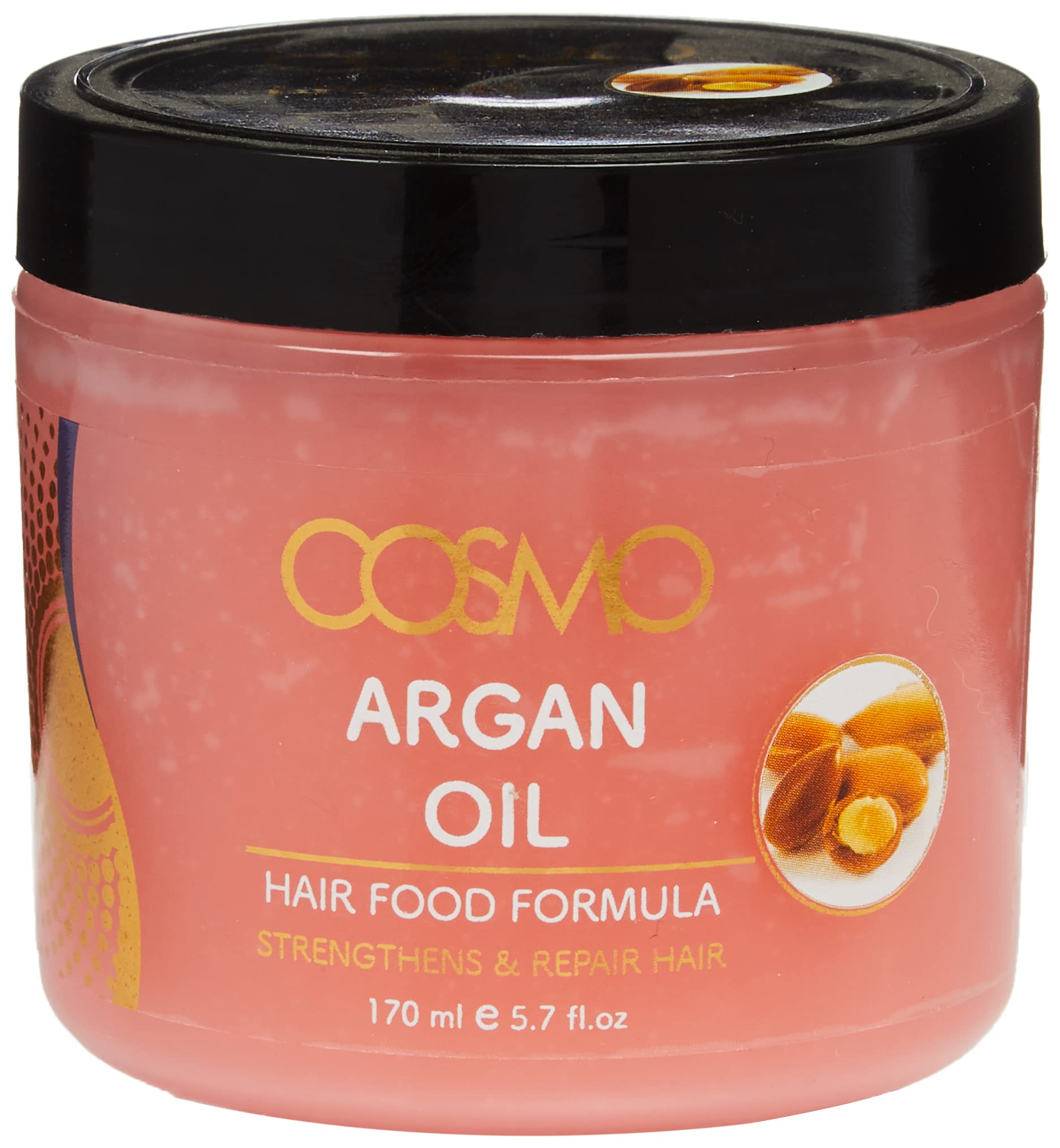 Cosmo HAIR FOOD FORMULA Argan Oil Hair Treatment - 170ml | Nourishing & Repairing Hair Oil for Dry, Damaged Hair | Perfect for Daily Use, Styling & Frizz Control