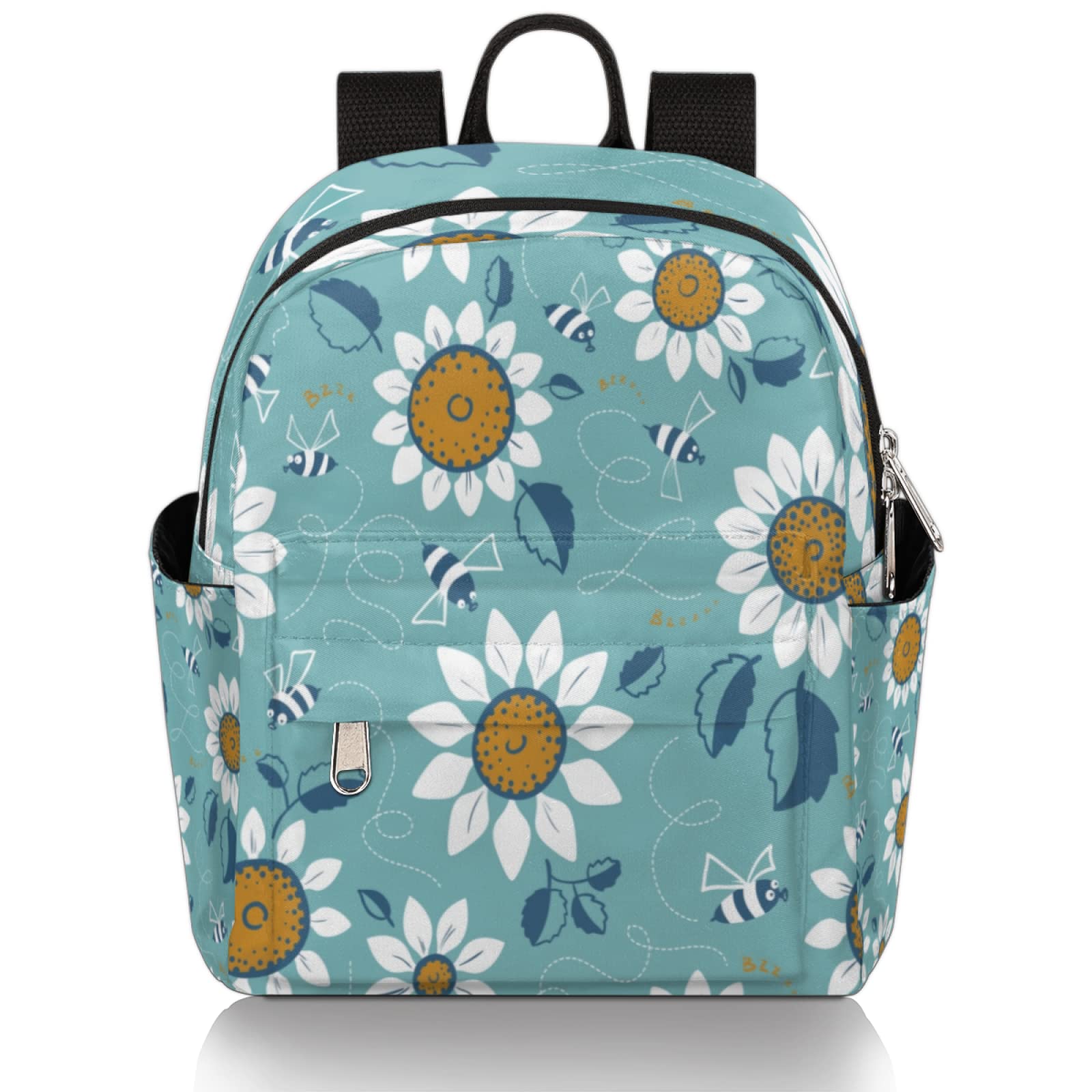 Floral Daisy Mini Backpack for Women - Cute Small Travel Backpack, Lightweight Shoulder Bag for Girls & Teens - Perfect for School, Day Trips & Casual Outings