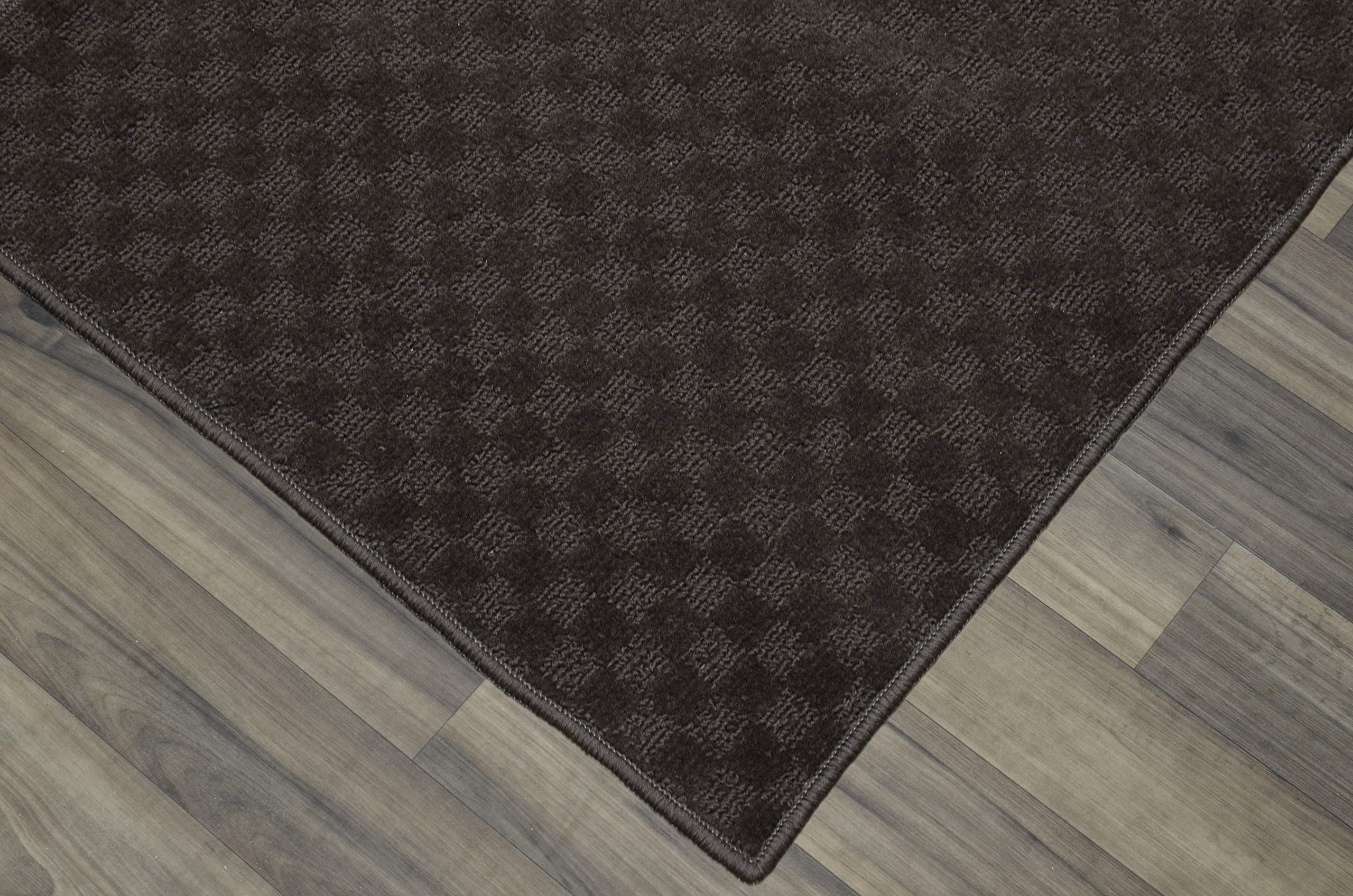 Garland Rug Medallion Area Rug 3x8 Feet Mocha Brown - Perfect for Living Room, Bedroom, or Office Decor