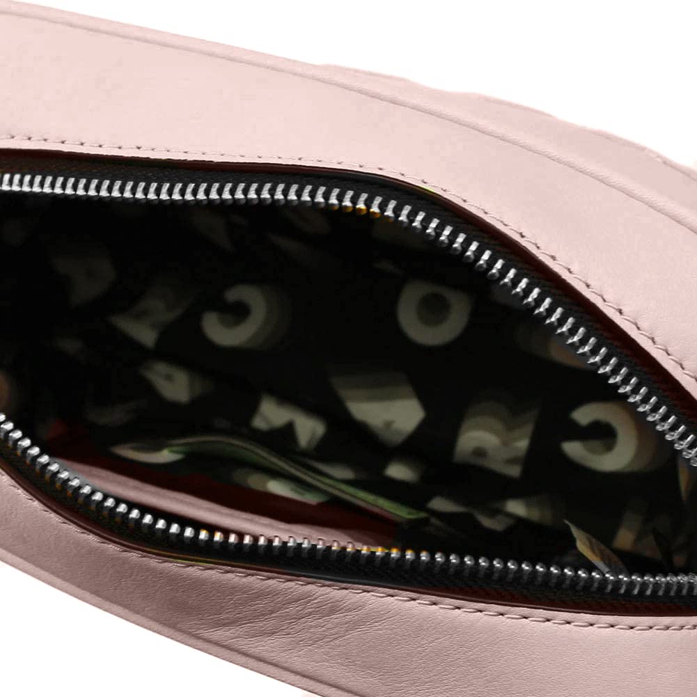Marc Jacobs Flash Leather Crossbody Bag in Iced Coffee - Stylish Designer Shoulder Bag for Women | Perfect for Work, Travel & Evening Out