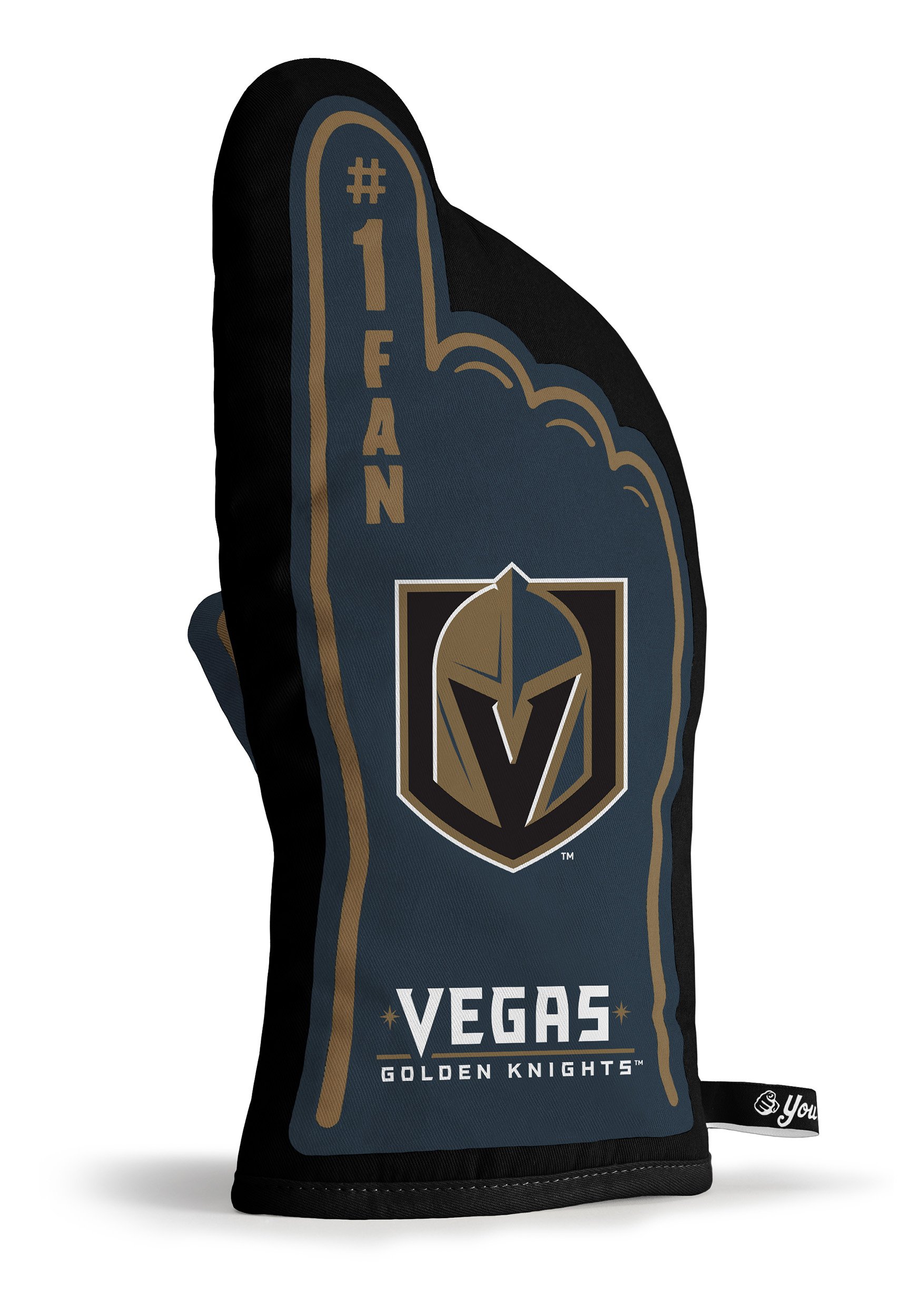 YouTheFan NHL #1 Oven Mitt - Officially Licensed Hockey Team Oven Glove for Kitchen Baking, Grilling & Cooking - Perfect for Game Day Snacks & Tailgating Parties