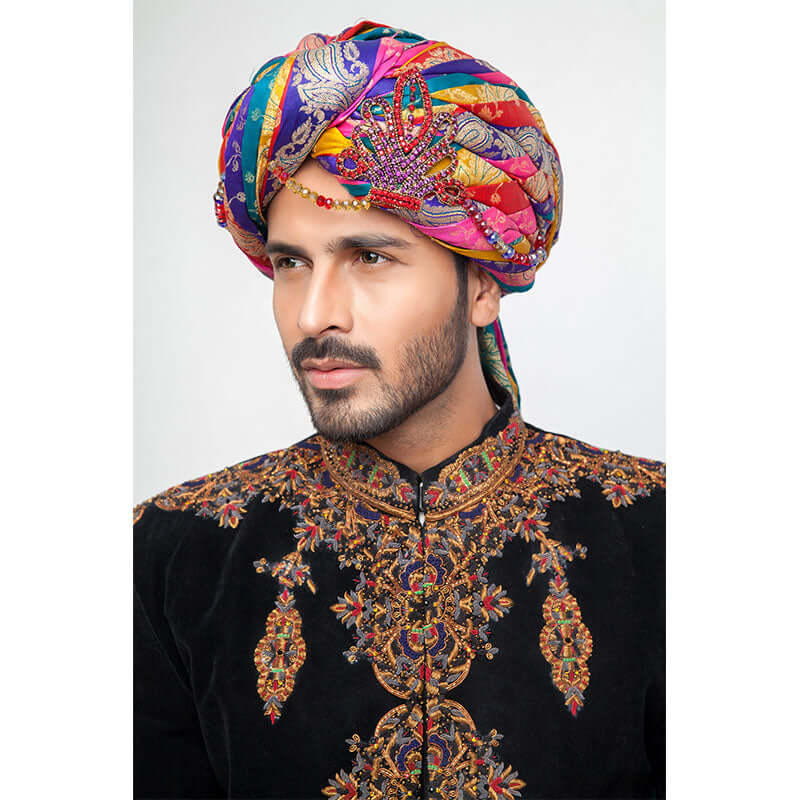 Antique Ivory Pure Jamavar Silk Sherwani for Men | Handcrafted Indian Wedding Attire | Perfect for Groom Outfits, Festive Occasions & Cultural Celebrations