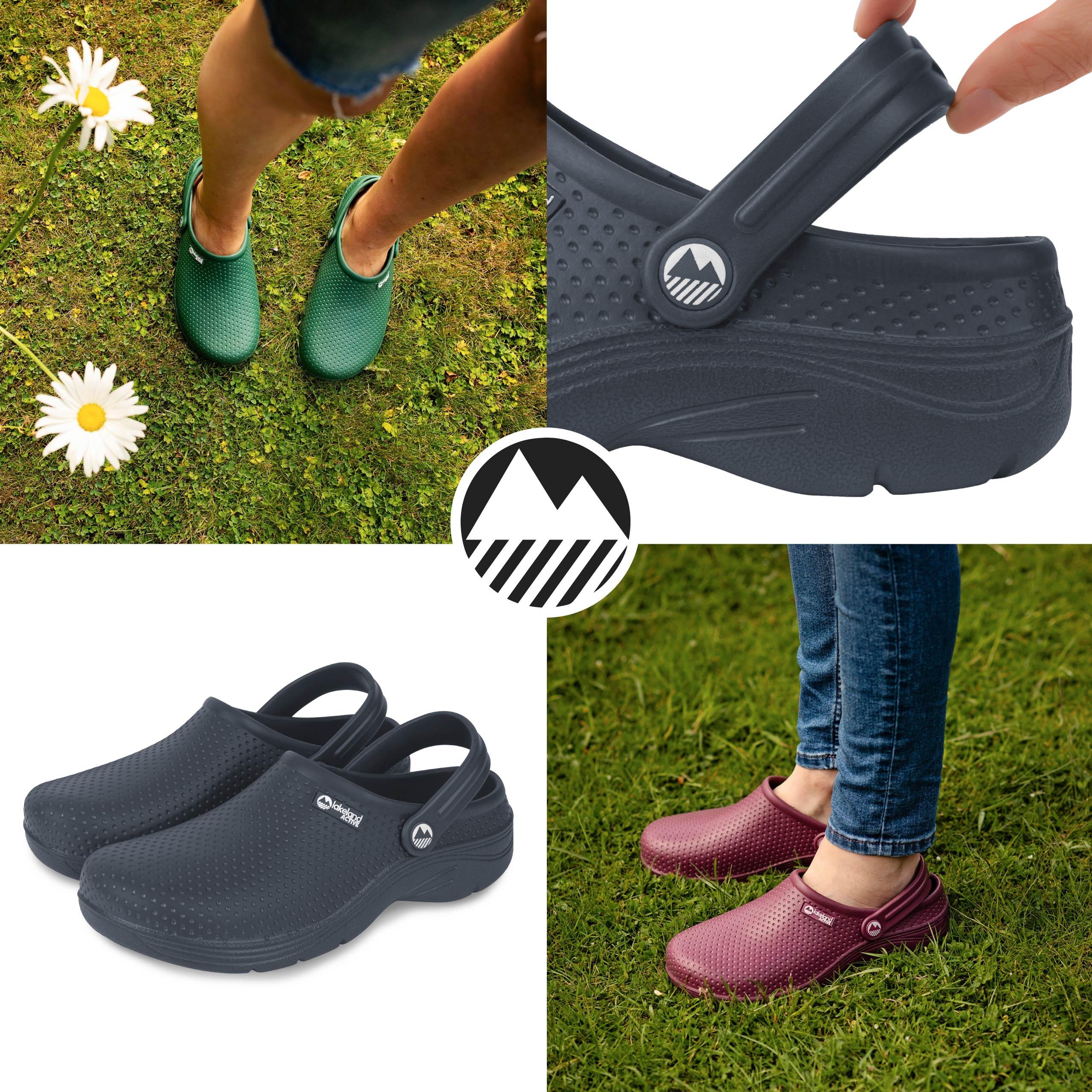 Women's Classic Garden Clogs - Comfortable Slip-Resistant Rubber Clogs for Gardening, Yard Work & Outdoor Activities
